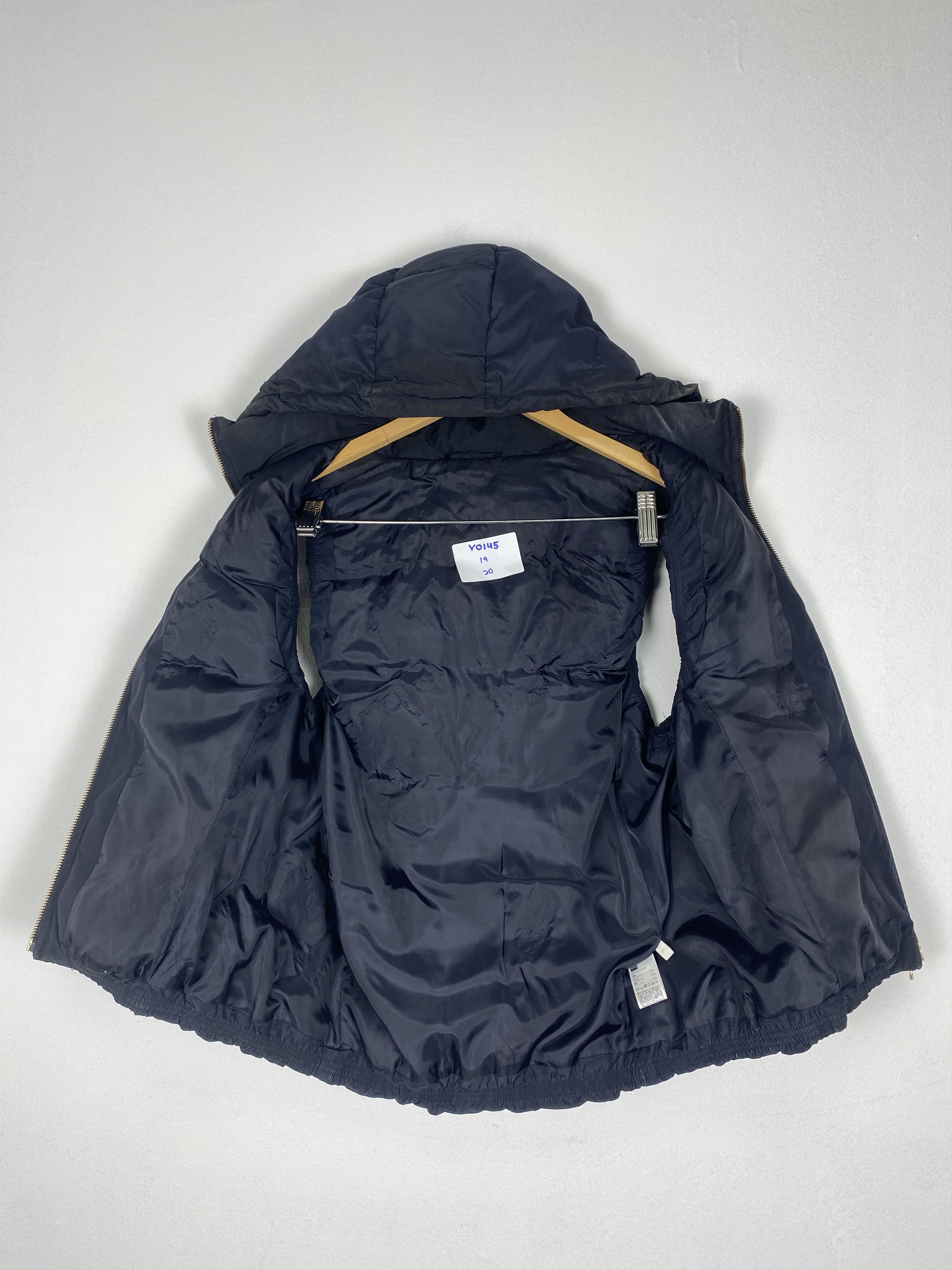 GU Vintage GU Puffer Hoodie Plain Balck Vest V0145 Size US S / EU 44-46 / 1 - 5 Thumbnail