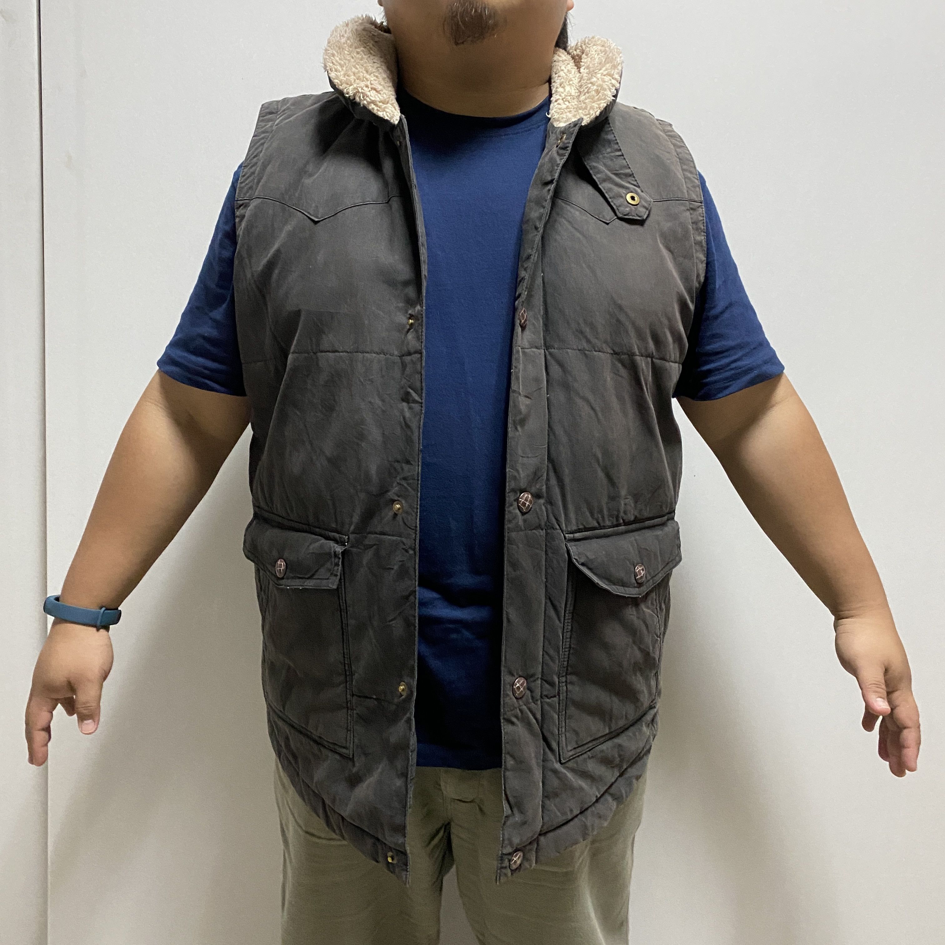Japanese Brand Vintage Japanese Brand Fleece Lining Vest Size US M / EU 48-50 / 2 - 12 Thumbnail