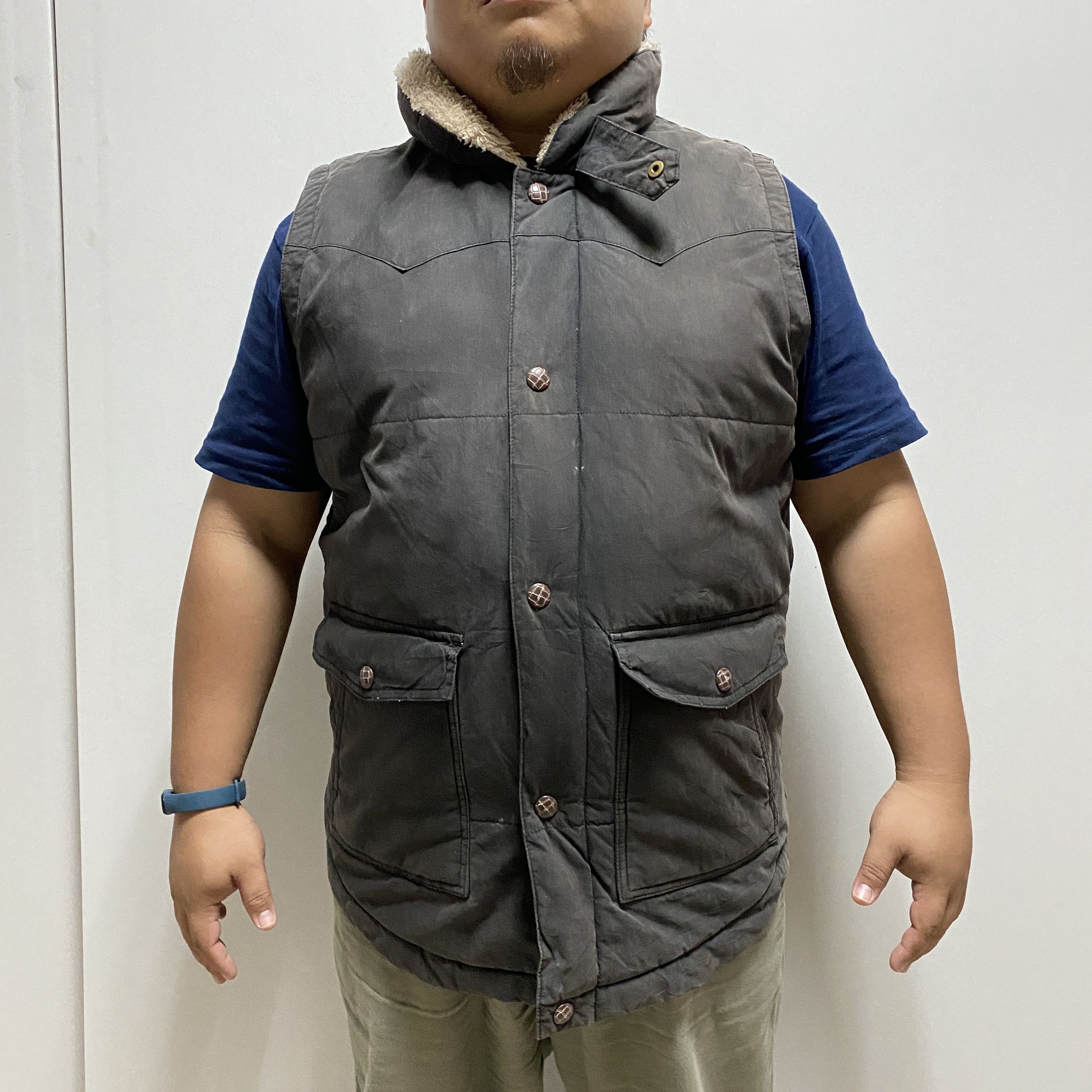 Japanese Brand Vintage Japanese Brand Fleece Lining Vest Size US M / EU 48-50 / 2 - 11 Thumbnail