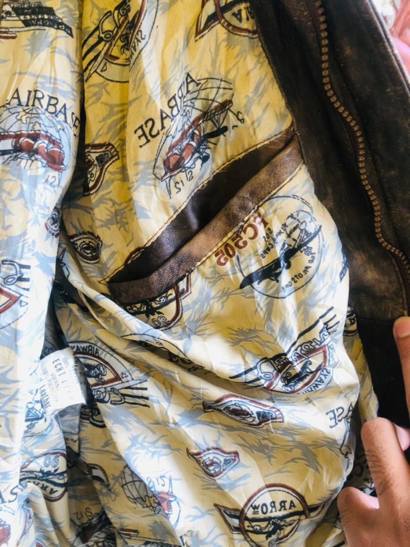 Japanese Brand × Vintage Vintage Leather Jacket Travis Scott Fashion Style Size US L / EU 52-54 / 3 - 10 Thumbnail