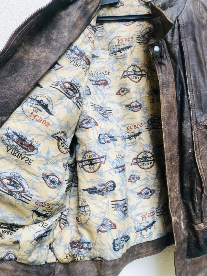 Japanese Brand × Vintage Vintage Leather Jacket Travis Scott Fashion Style Size US L / EU 52-54 / 3 - 7 Thumbnail