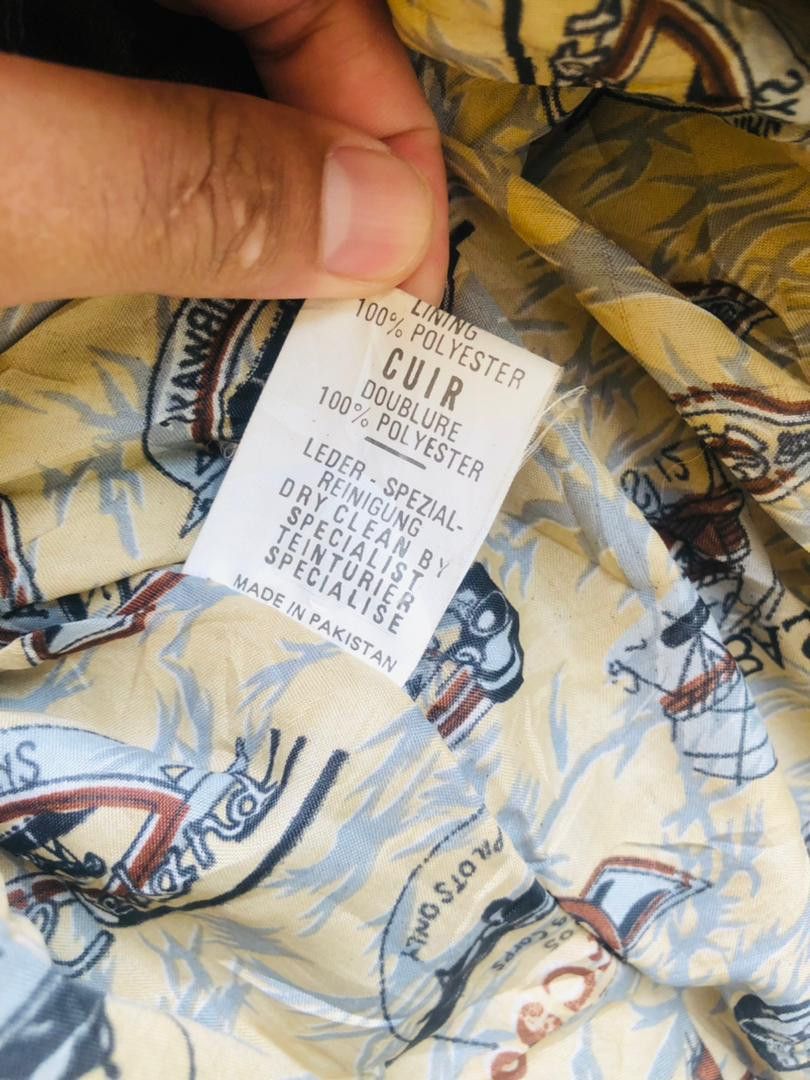 Japanese Brand × Vintage Vintage Leather Jacket Travis Scott Fashion Style Size US L / EU 52-54 / 3 - 8 Thumbnail