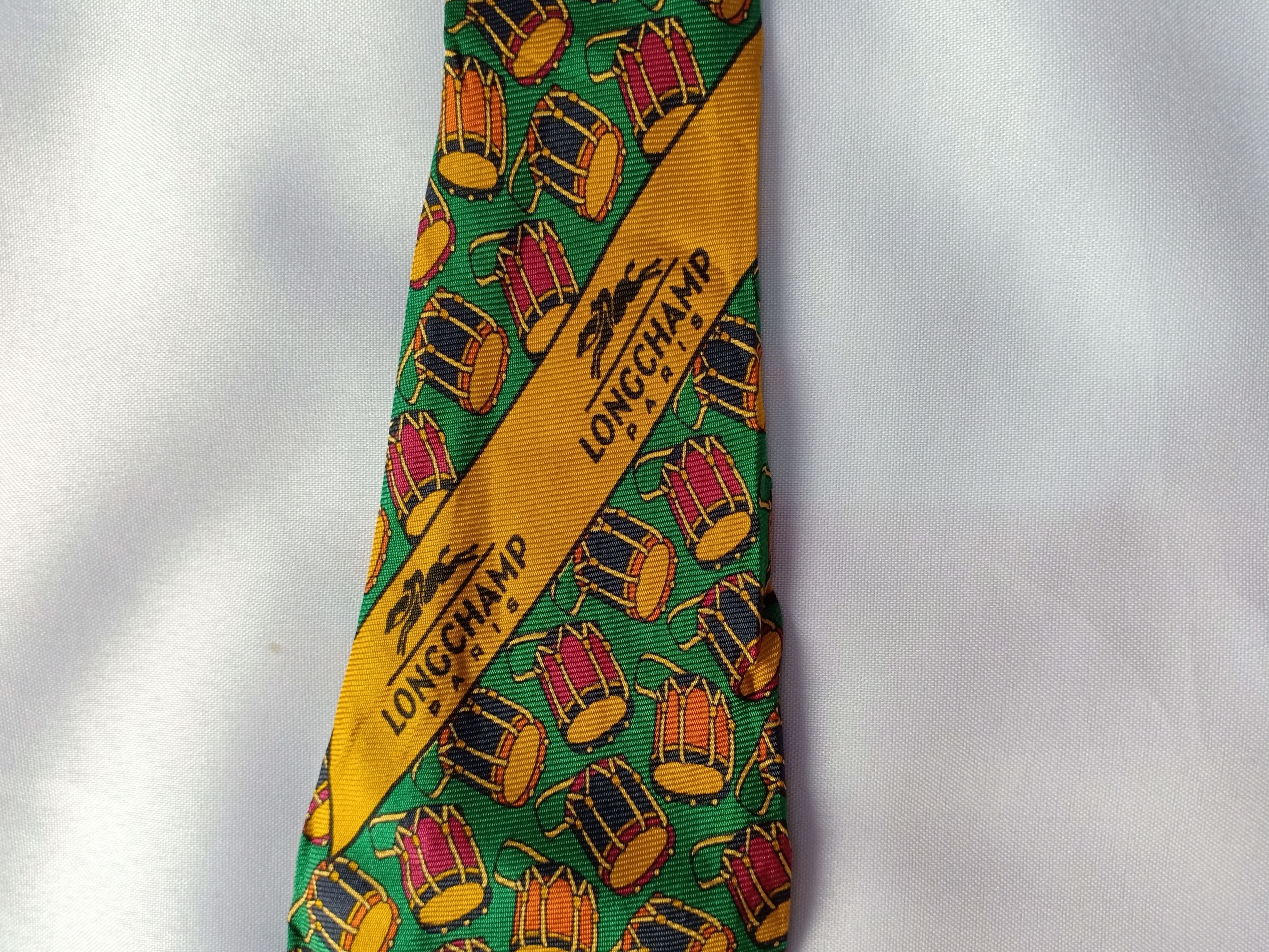 Designer × Longchamp Longchamp Neck Tie Monograms Abstract Size ONE SIZE - 3 Thumbnail