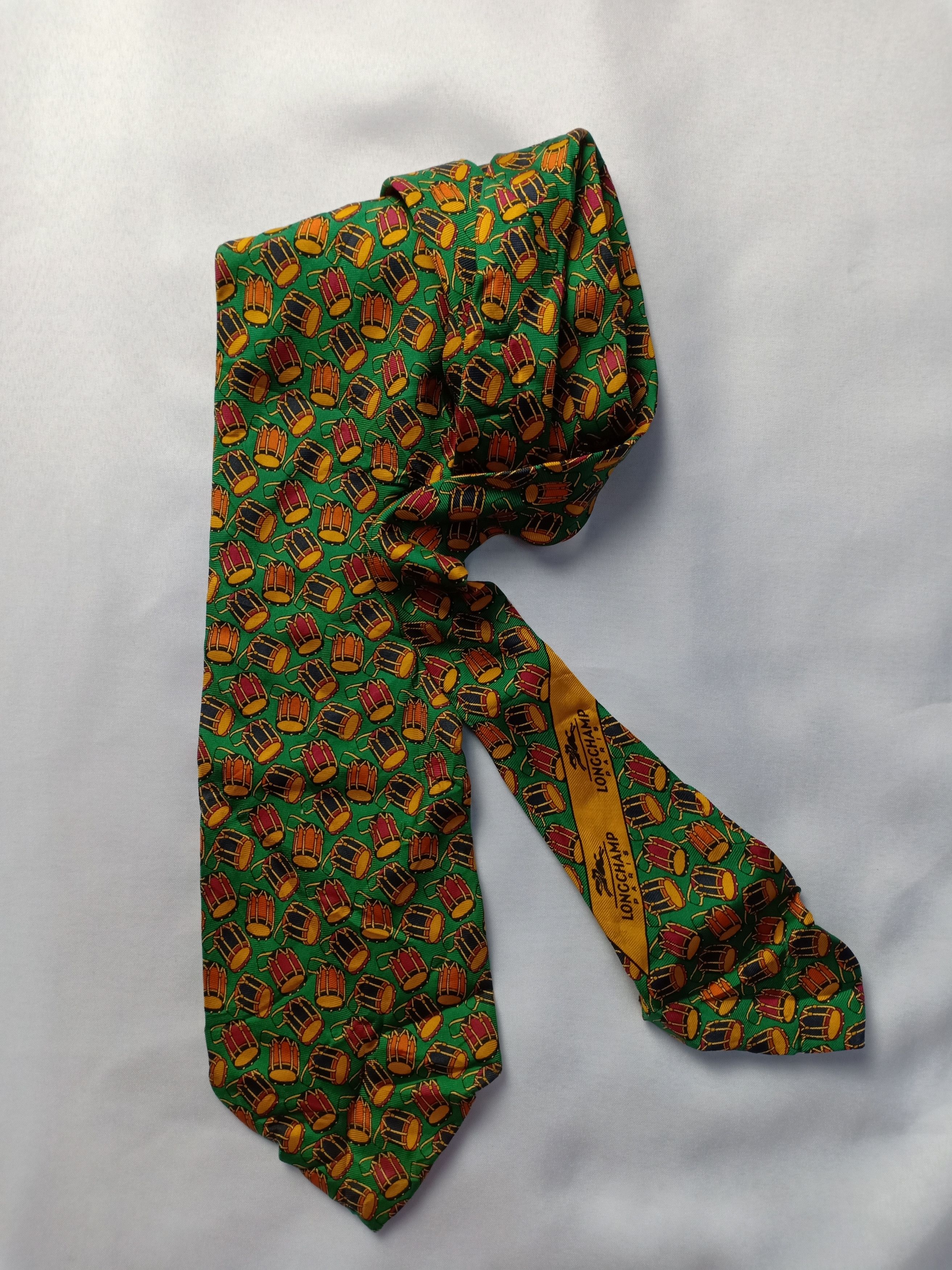 Designer × Longchamp Longchamp Neck Tie Monograms Abstract Size ONE SIZE - 1 Thumbnail