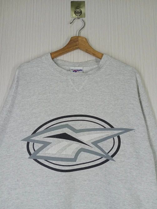 Reebok × Vintage Rare Vintage 90s Reebox Big Logo Sweatshirt Size US M / EU 48-50 / 2 - 1 Thumbnail