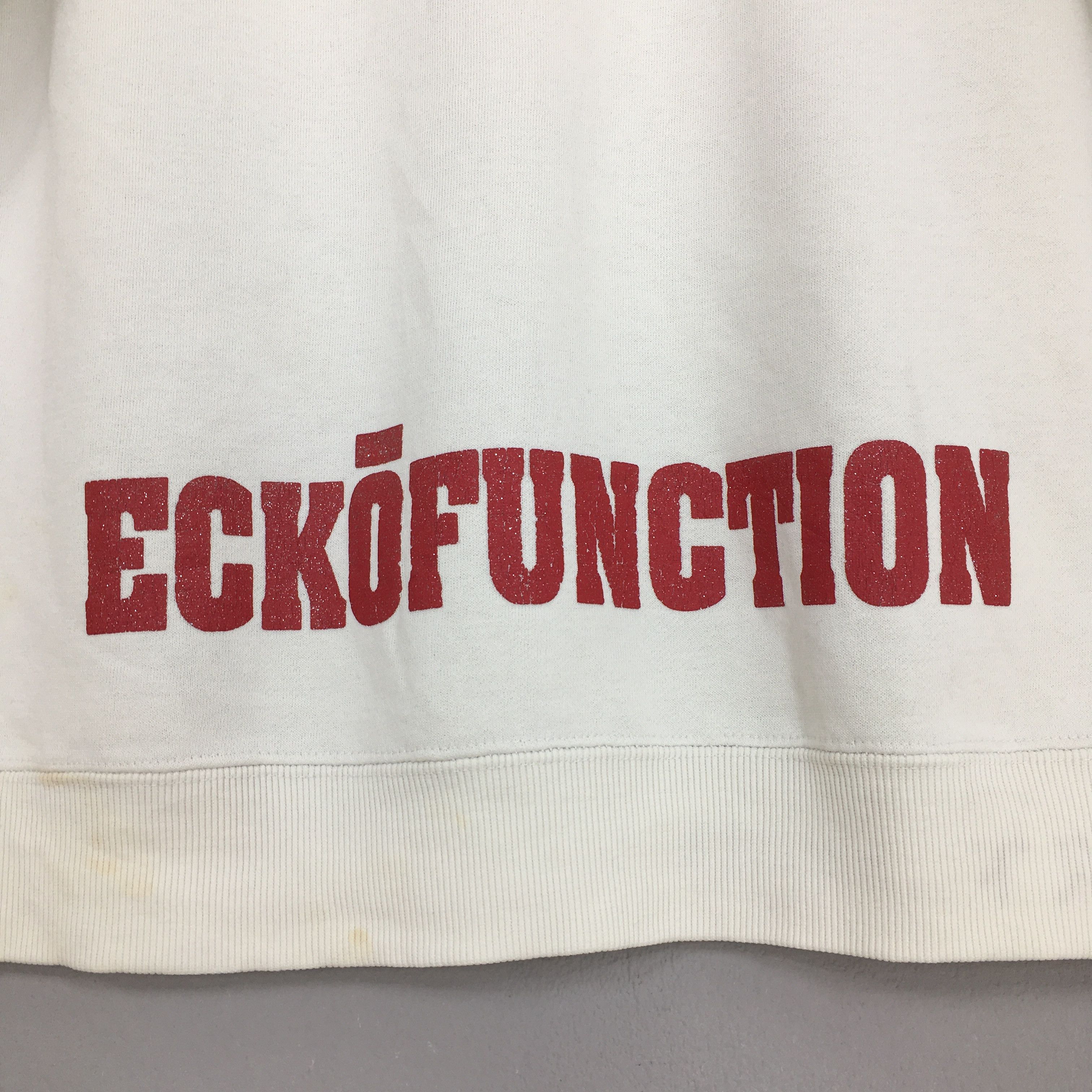 Ecko Unltd. × Marc Ecko × Vintage Vintage Ecko Function White Sweatshirt Medium Size US M / EU 48-50 / 2 - 7 Thumbnail
