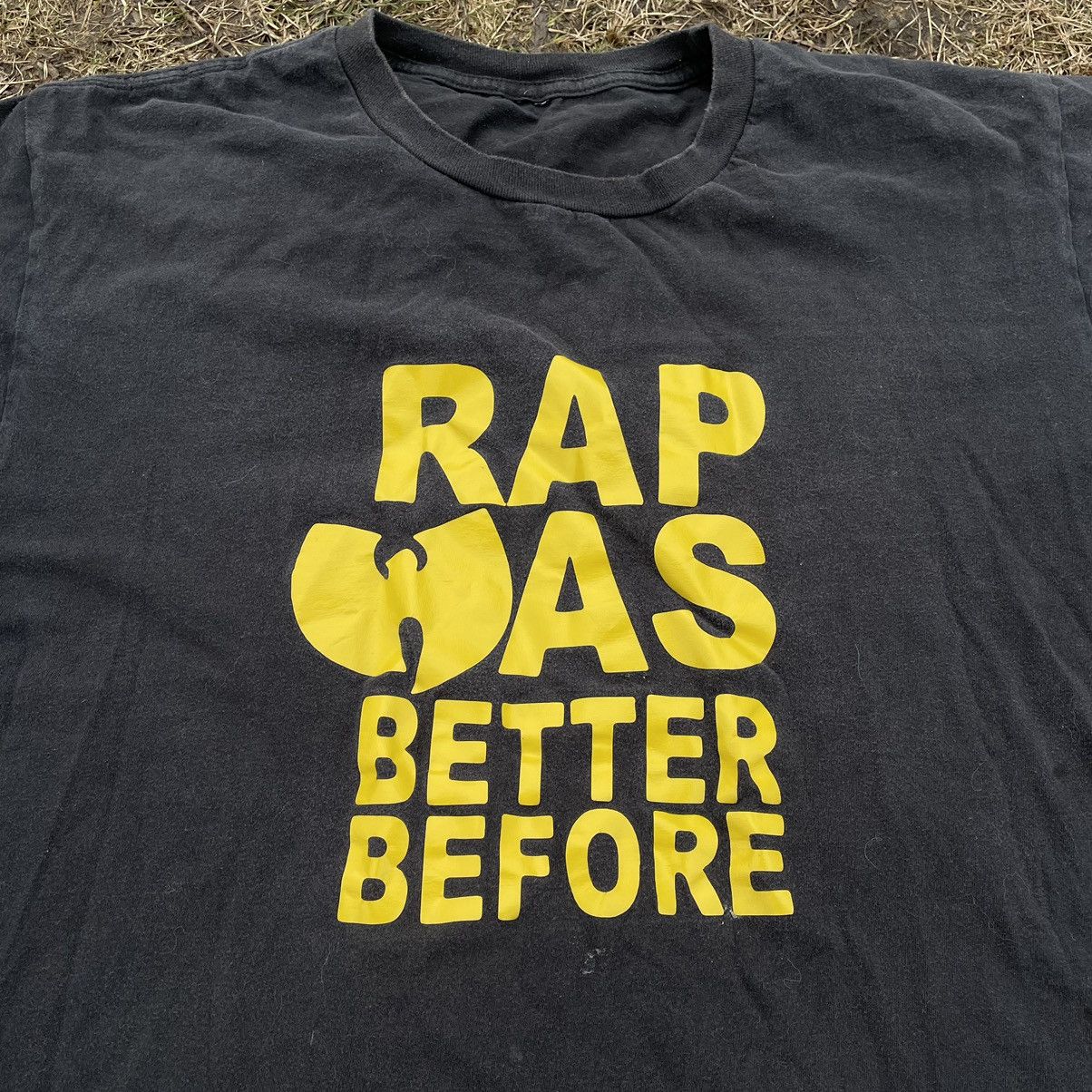 Vintage Vintage 90s Rap Was Better Before Graphic Tee Yellow Rave XL Size US XL / EU 56 / 4 - 5 Thumbnail
