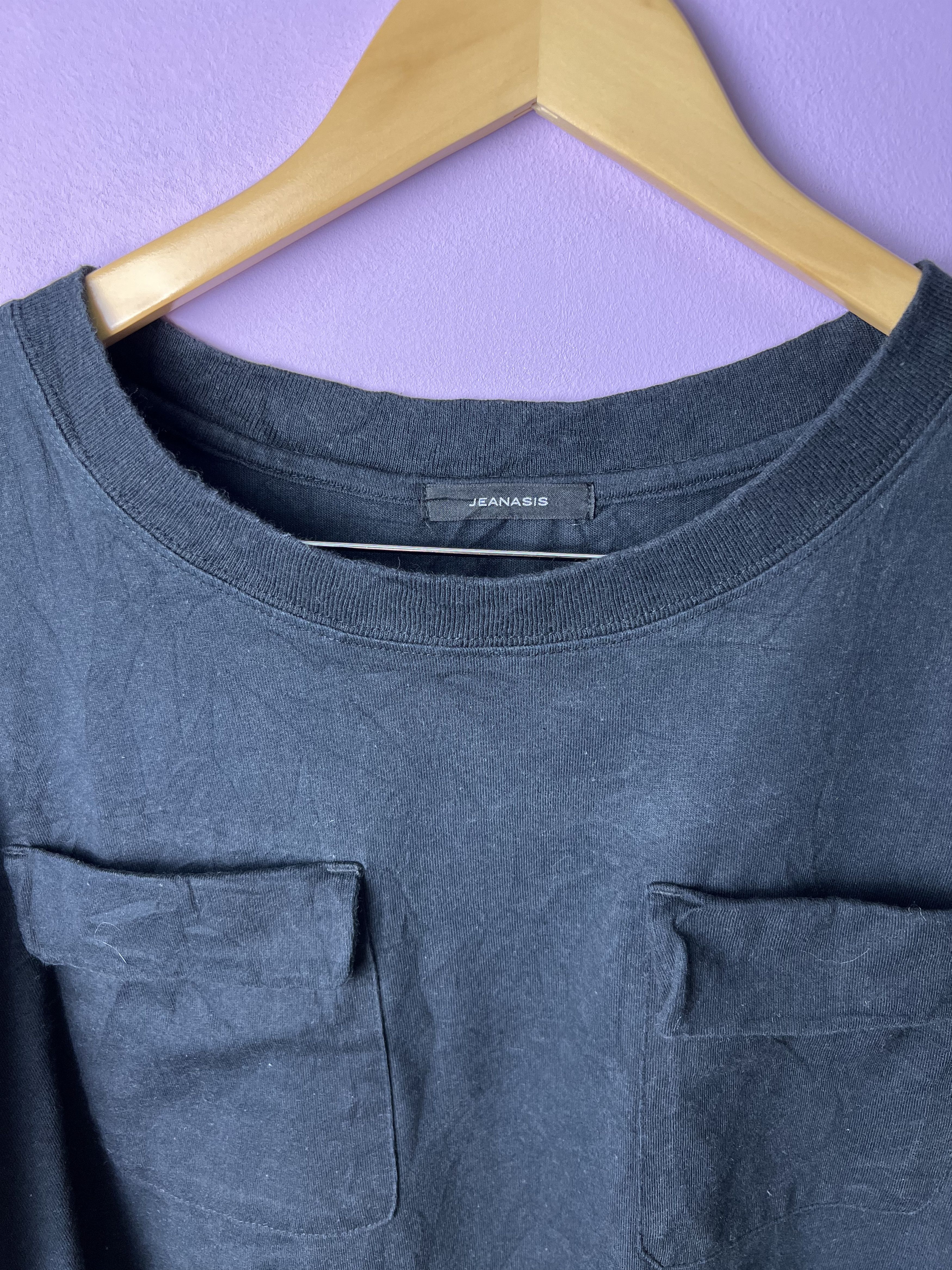 Other 🔥Jeanasis Cropped Double Pocket Long Sleeve Tees Size US M / EU 48-50 / 2 - 9 Thumbnail