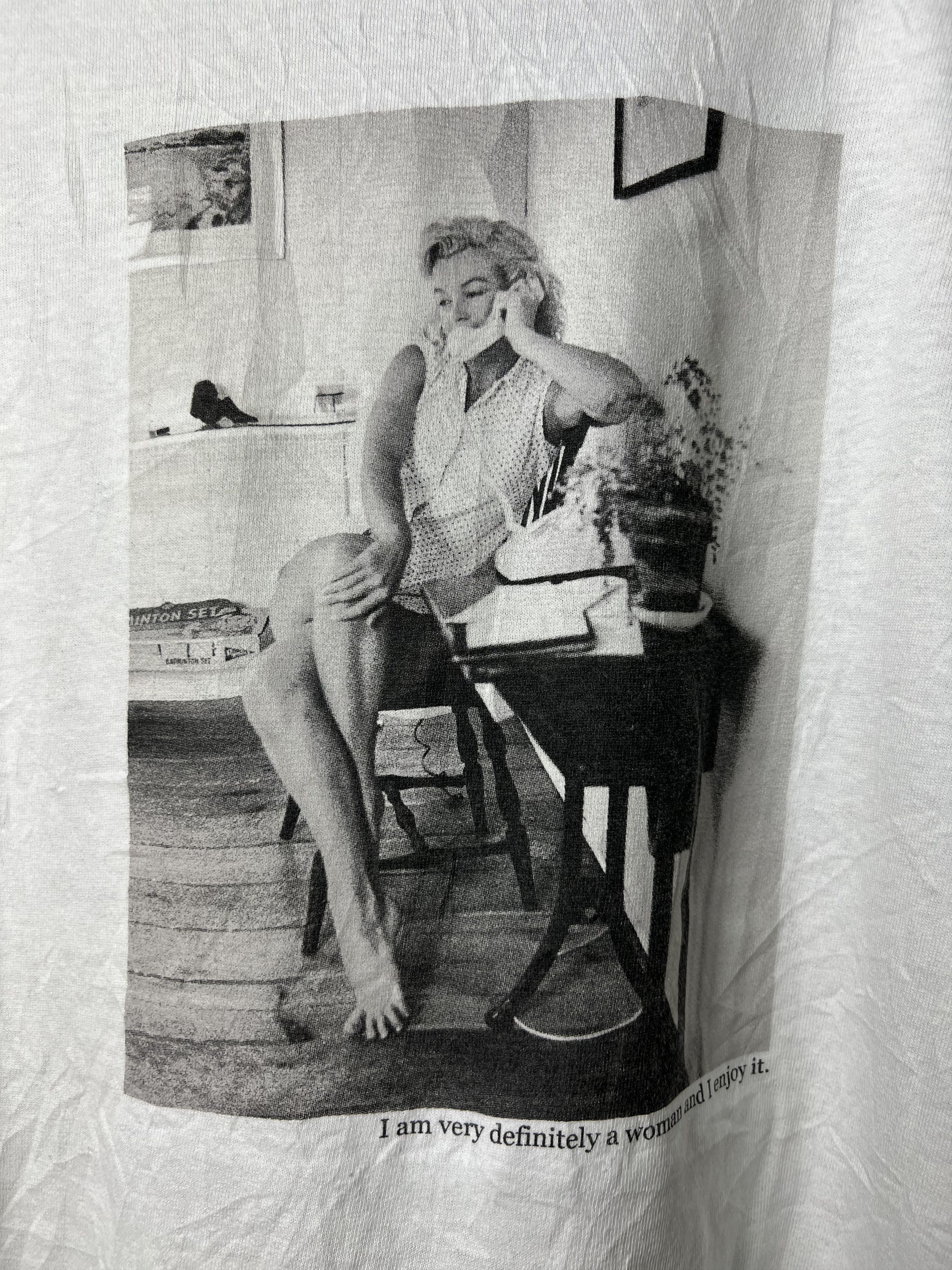 Japanese Brand 🔥Rare Marilyn Monroe With Signature Long Sleeve Tees Size US M / EU 48-50 / 2 - 4 Thumbnail