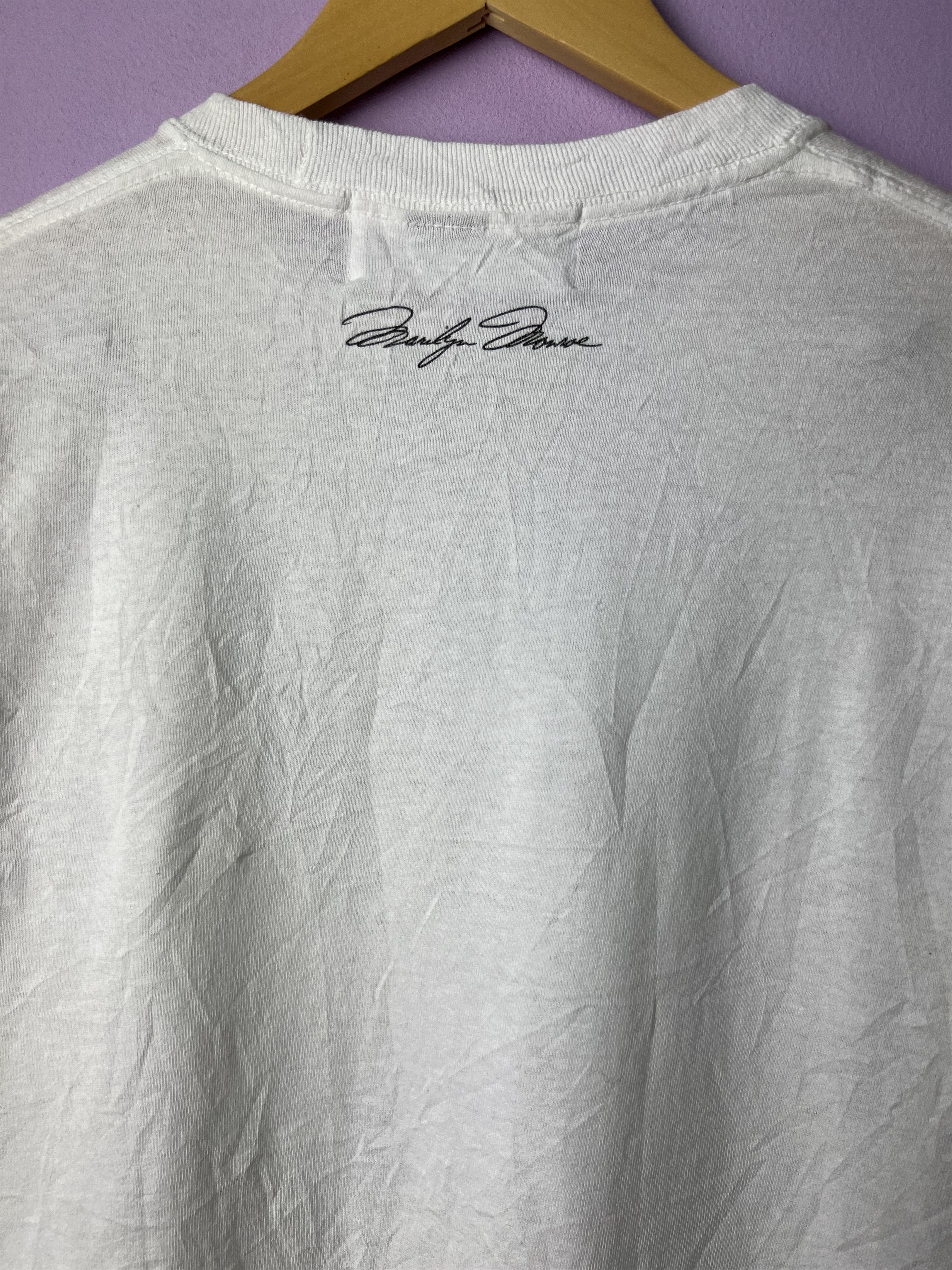 Japanese Brand 🔥Rare Marilyn Monroe With Signature Long Sleeve Tees Size US M / EU 48-50 / 2 - 10 Thumbnail