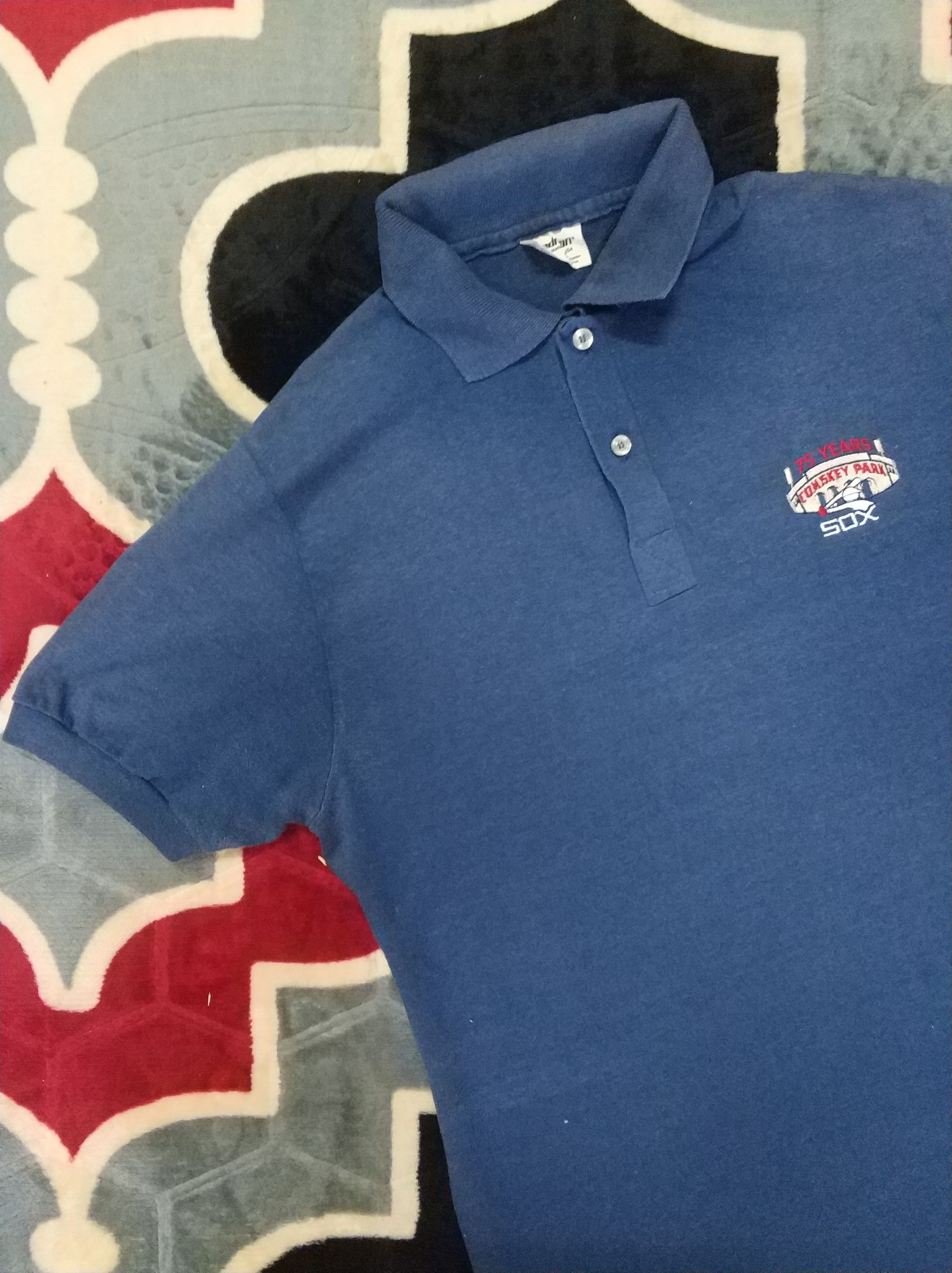 MLB 🔥Vintage Faded 80s MLB Sox Polos Size US M / EU 48-50 / 2 - 3 Thumbnail