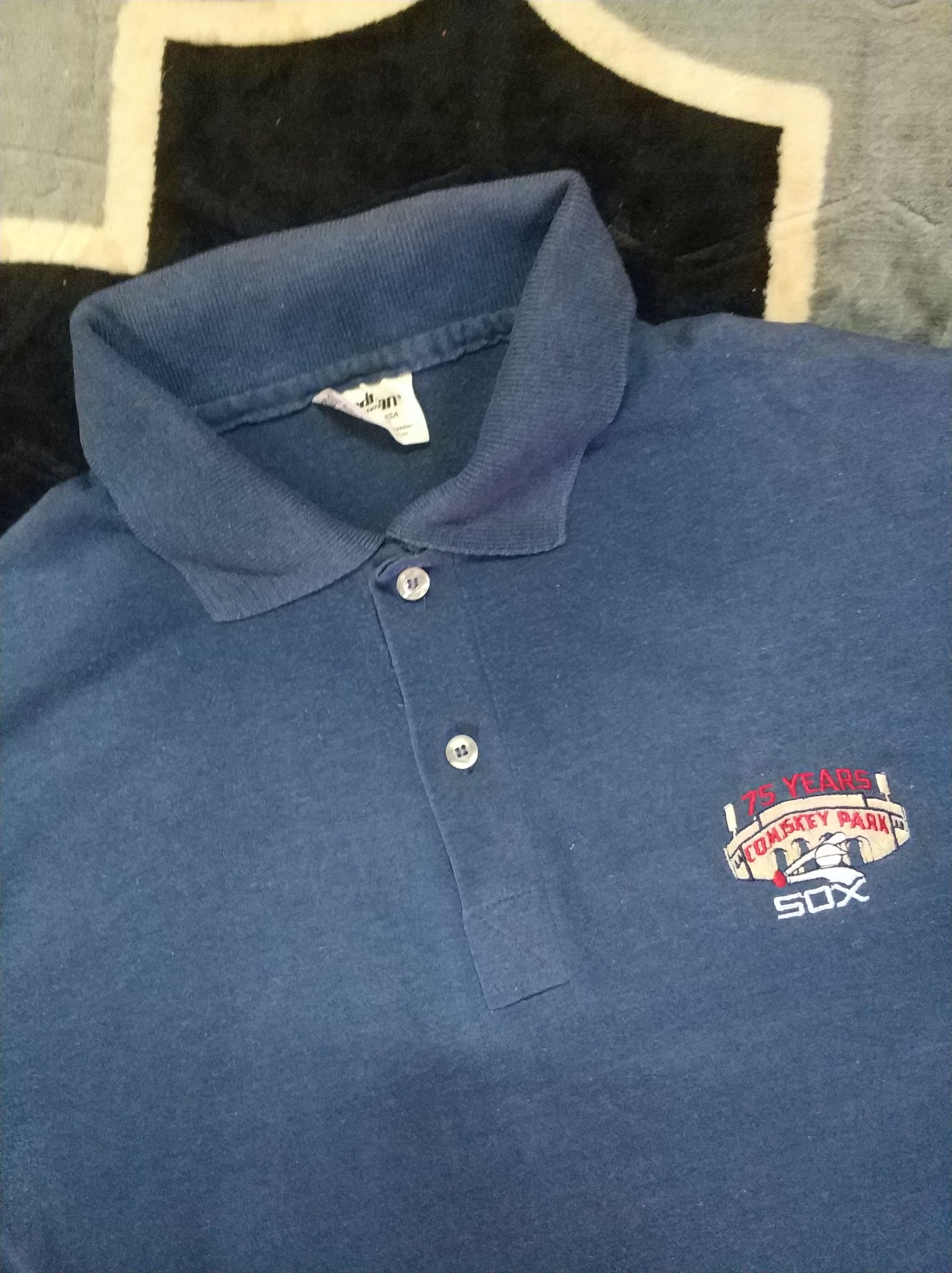 MLB 🔥Vintage Faded 80s MLB Sox Polos Size US M / EU 48-50 / 2 - 8 Thumbnail