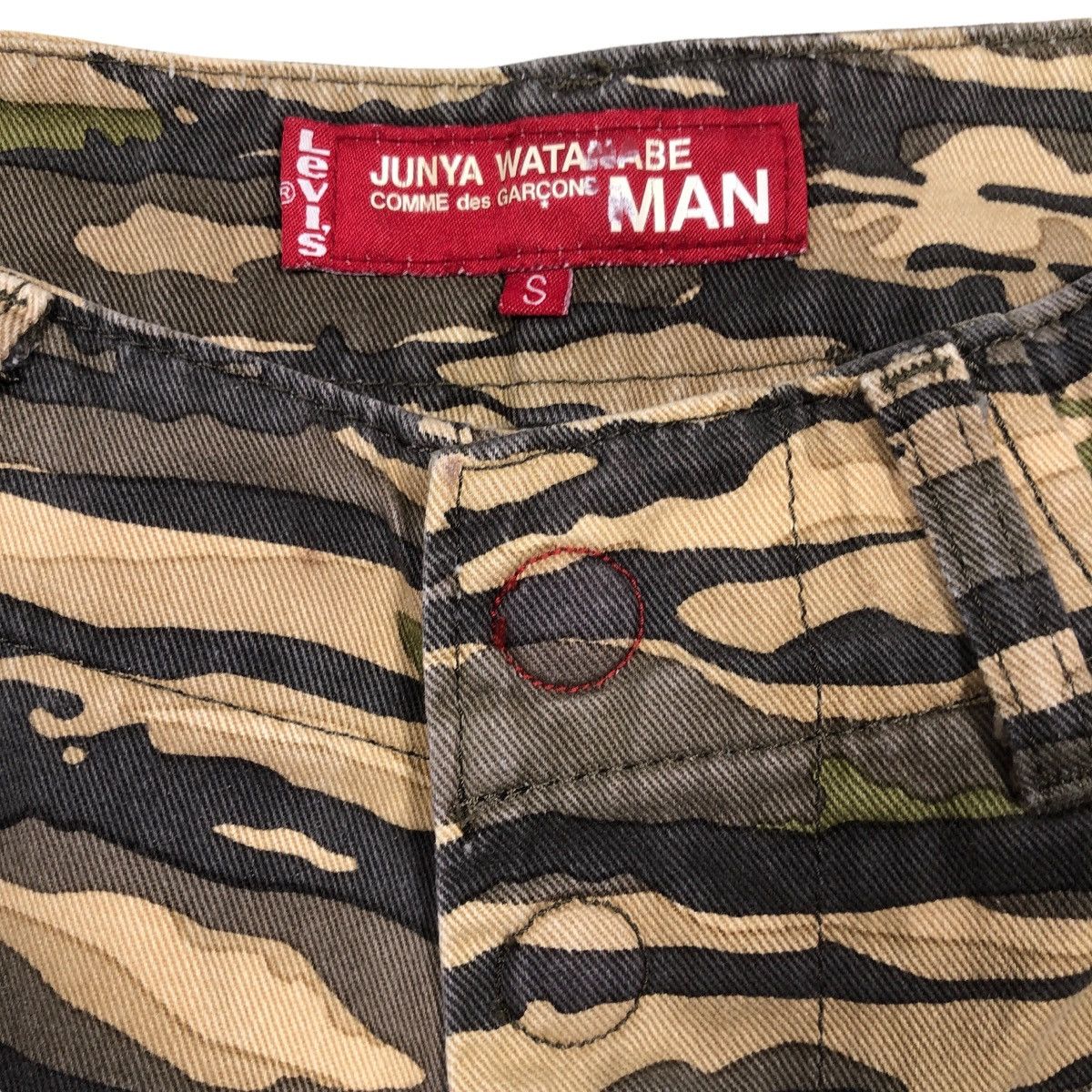Comme des Garcons AD2003 Comme des Garçons x Junya Watanabe x Levis Tiger Camo Size US 29 - 5 Thumbnail