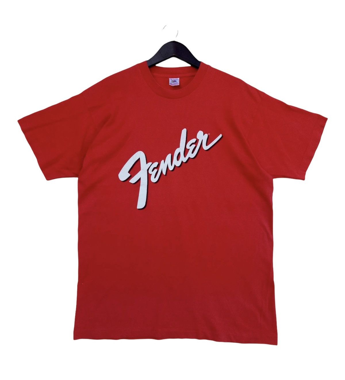 Fender × Vintage VINTAGE 90s FENDER guitar brand tee shirt Size US XL / EU 56 / 4 - 1 Thumbnail
