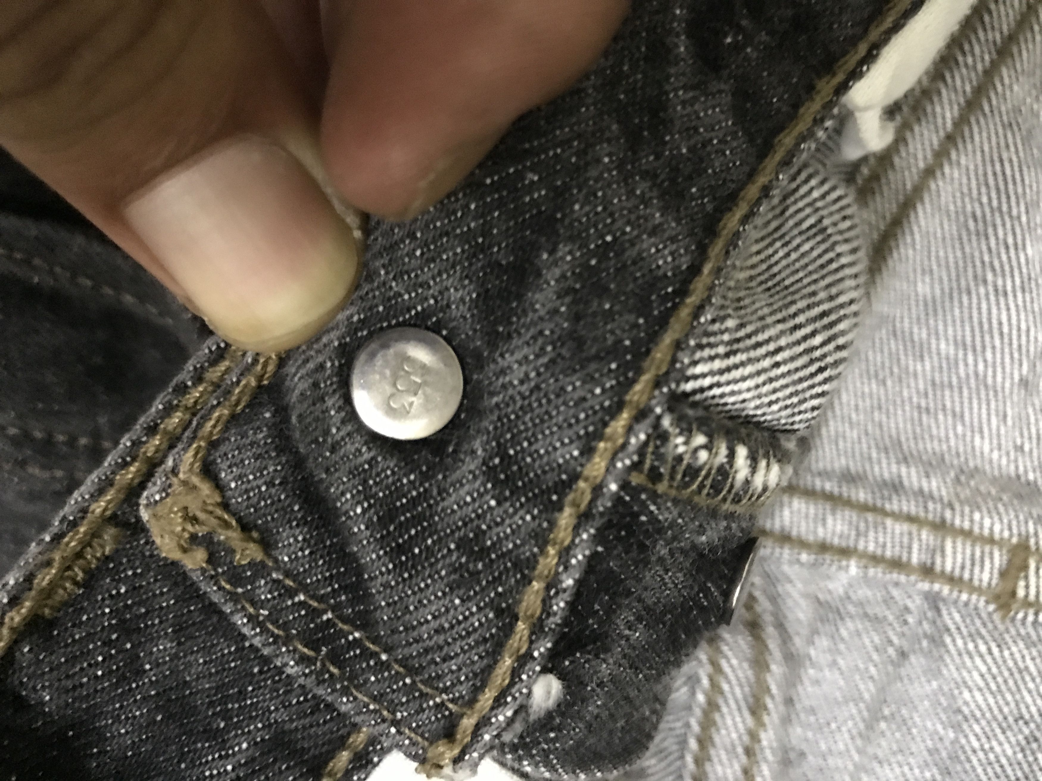 Levi's VLEV111 Vintage Levis 501 Black Jeans Size US 27 - 5 Thumbnail