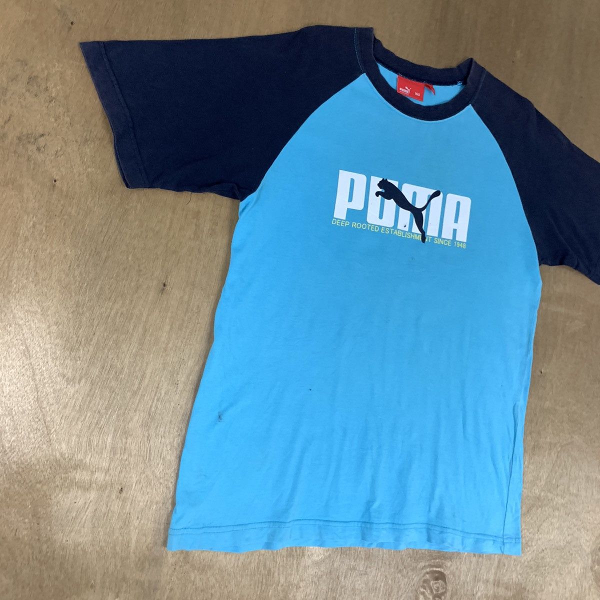 Puma 90s PUMA Embroidery BigLogo Cheetah Raglan Sportwear Tshirt Size US S / EU 44-46 / 1 - 5 Thumbnail