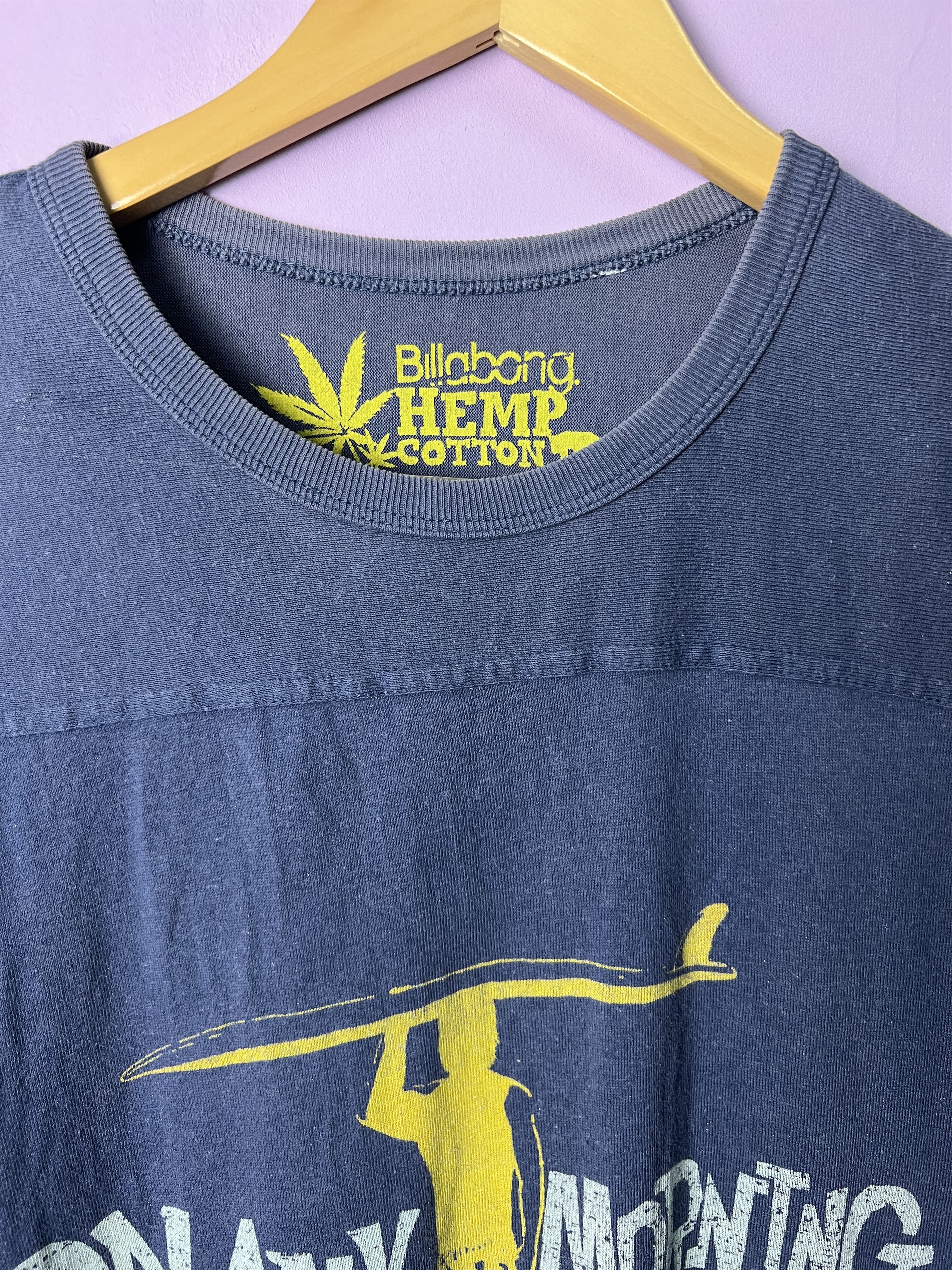 Billabong 🔥Rare Billabong Hemp Cotton Long Sleeves Tees Size US M / EU 48-50 / 2 - 5 Thumbnail
