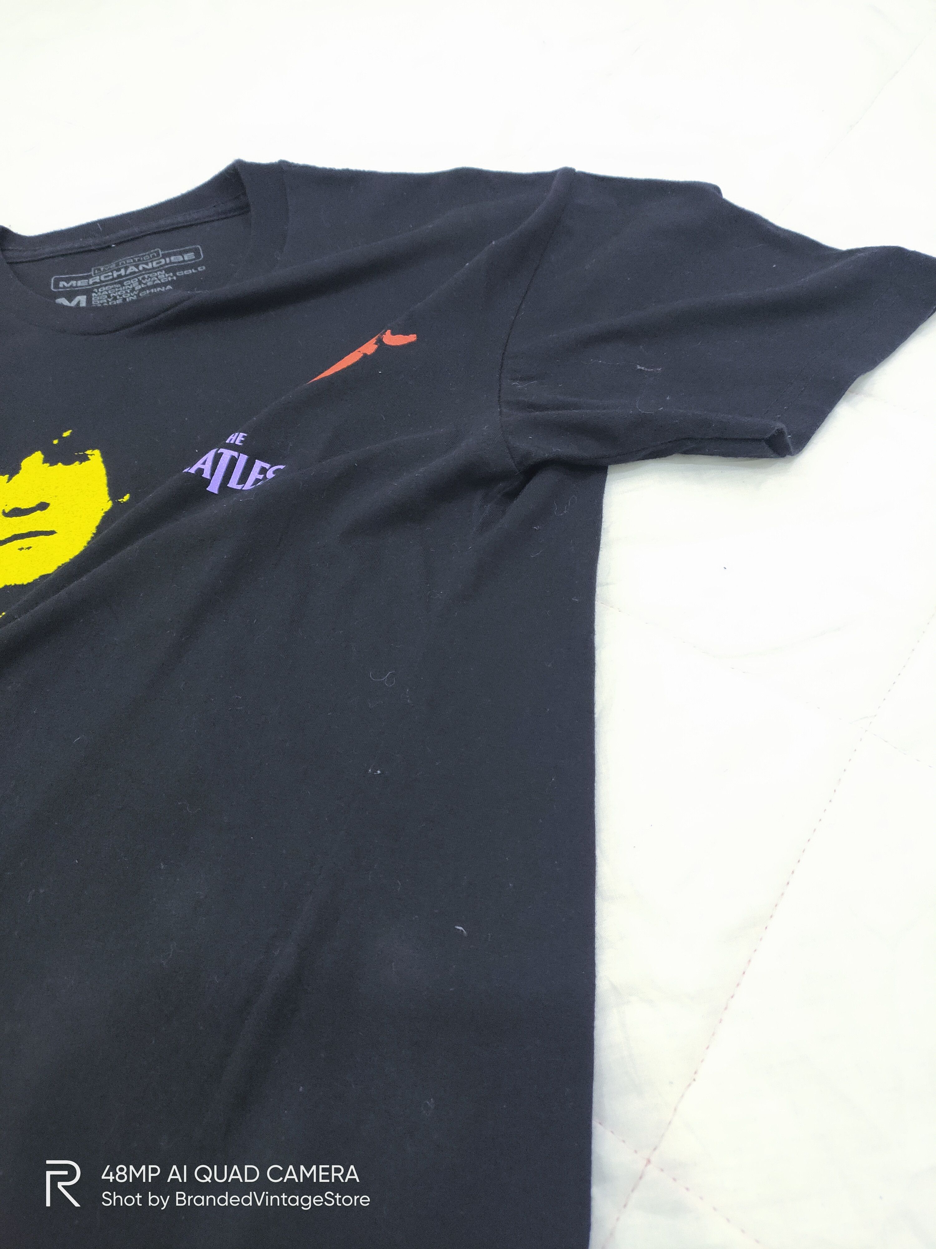 Band Tees THE BEATLES Live Merchandise Punk Rock Music Band Tour Tee Size US M / EU 48-50 / 2 - 3 Thumbnail