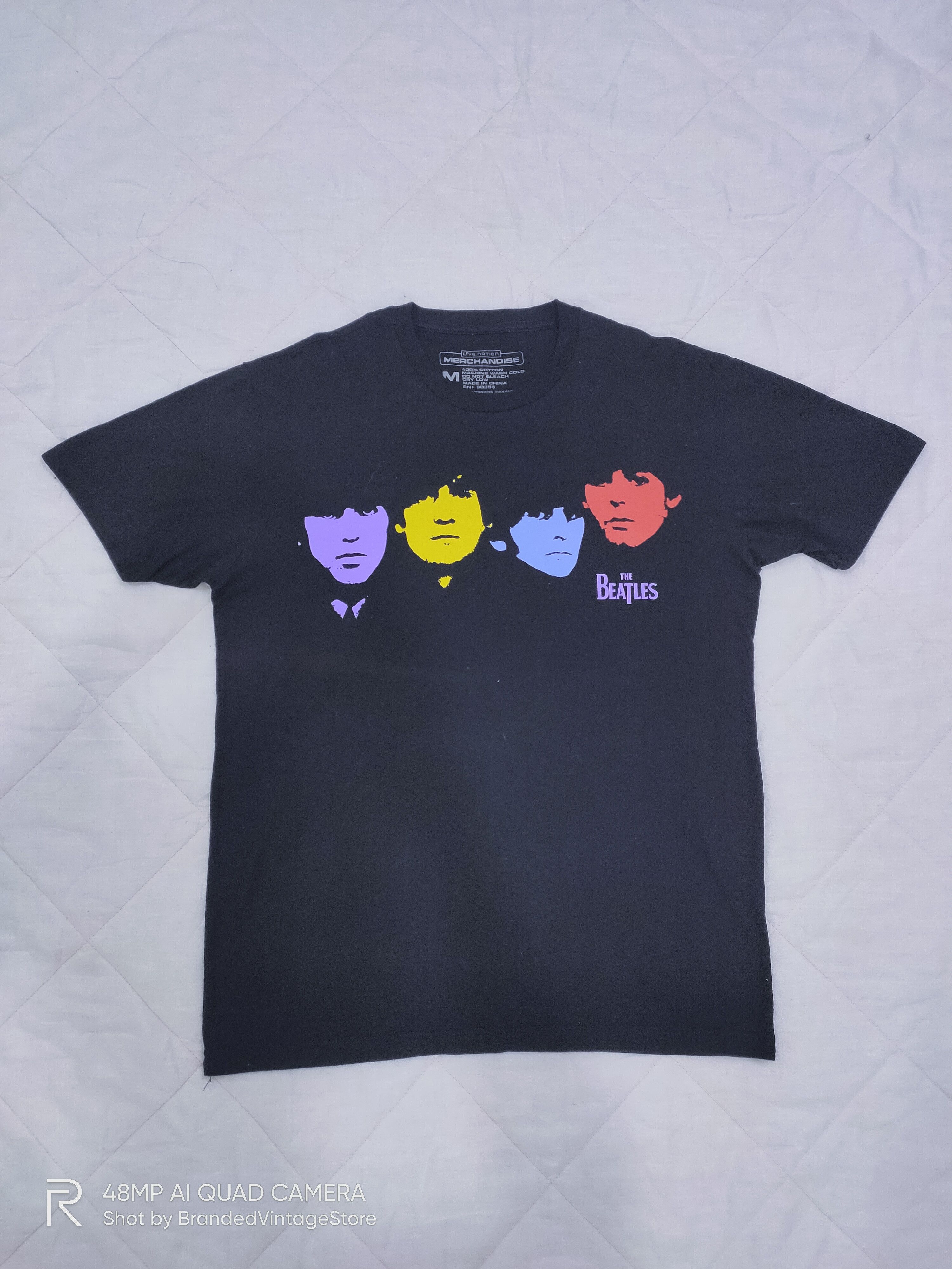 Band Tees THE BEATLES Live Merchandise Punk Rock Music Band Tour Tee Size US M / EU 48-50 / 2 - 1 Thumbnail