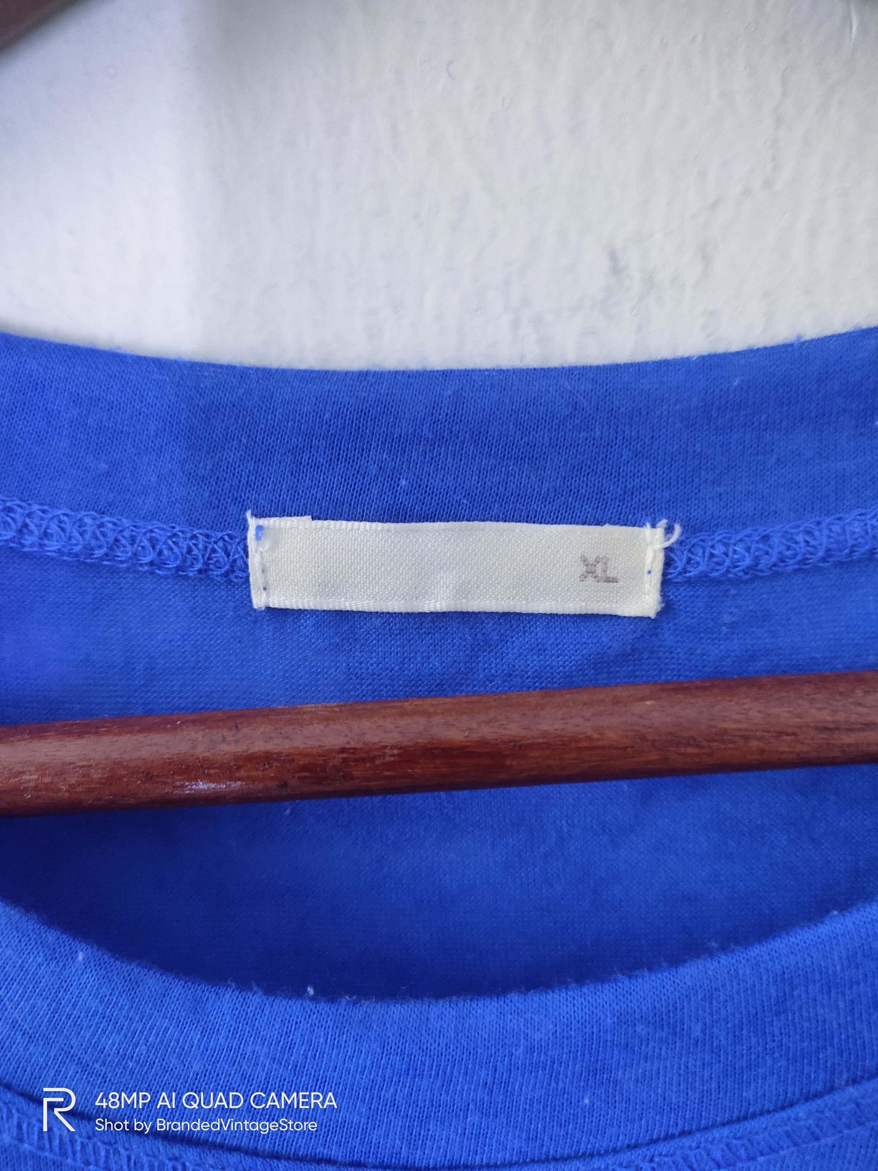 Real Japan Blues JAPANESE Blue Thin 50/50 Breathable Sportwear Gym Tank Top Size US XL / EU 56 / 4 - 5 Thumbnail