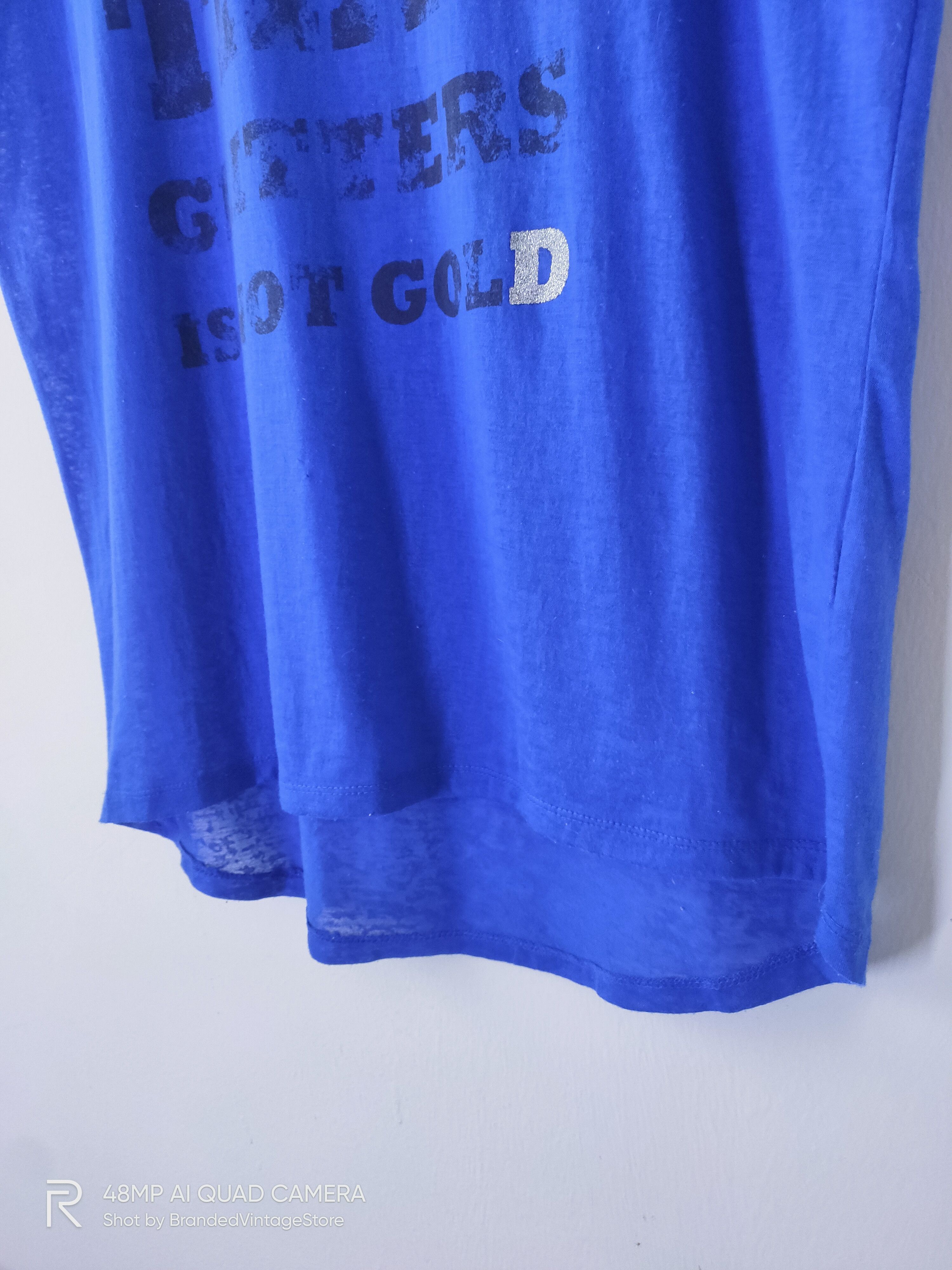 Real Japan Blues JAPANESE Blue Thin 50/50 Breathable Sportwear Gym Tank Top Size US XL / EU 56 / 4 - 4 Thumbnail