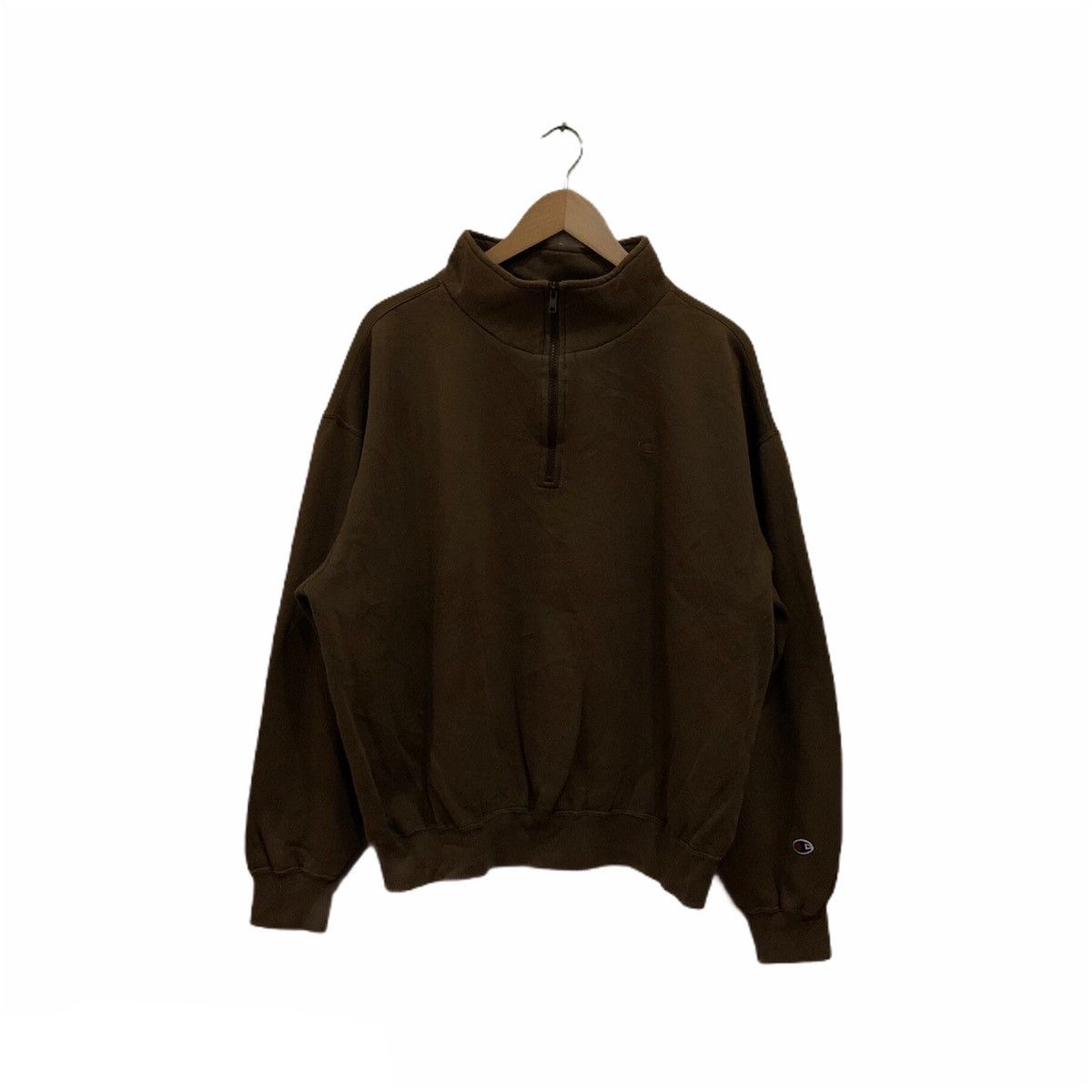 Champion Vintage Champion Small Logo Half Zipper Sweatshirt Size US L / EU 52-54 / 3 - 1 Thumbnail