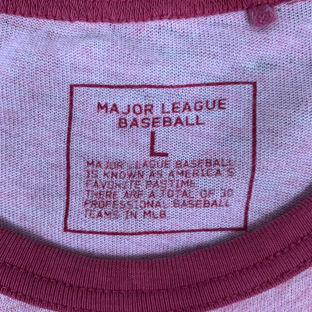 MLB 90s Major League Baseball MLB Boston Red Sox Ringer Tshirt Size L / US 10 / IT 46 - 14 Thumbnail