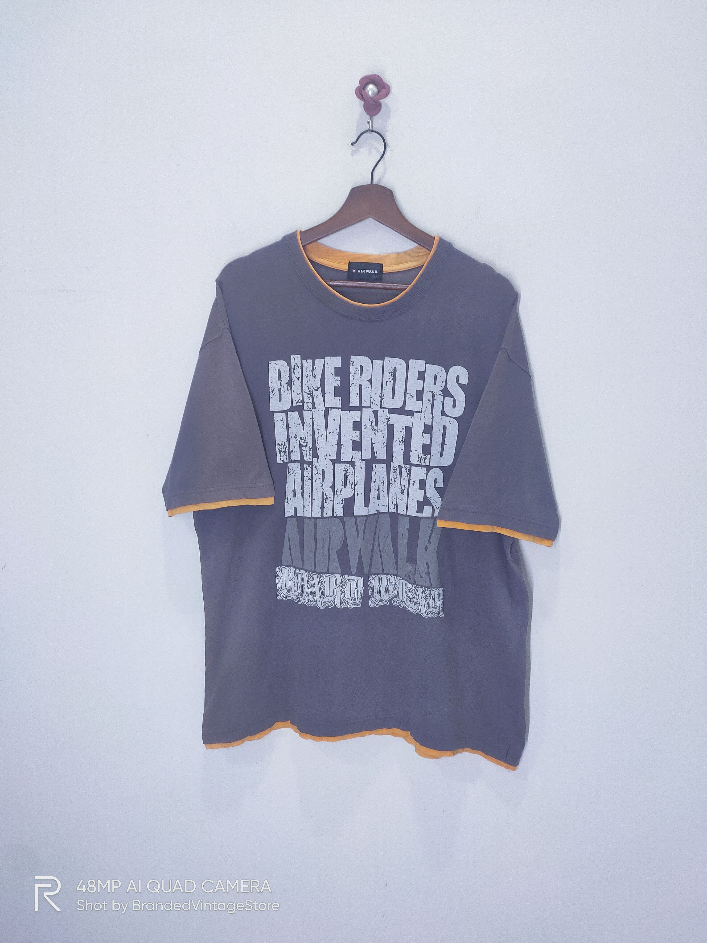 Airwalk Vintage AIRWALK Bike Rider Tie Dye Bleach Streetwear TShirt Size US XL / EU 56 / 4 - 1 Thumbnail