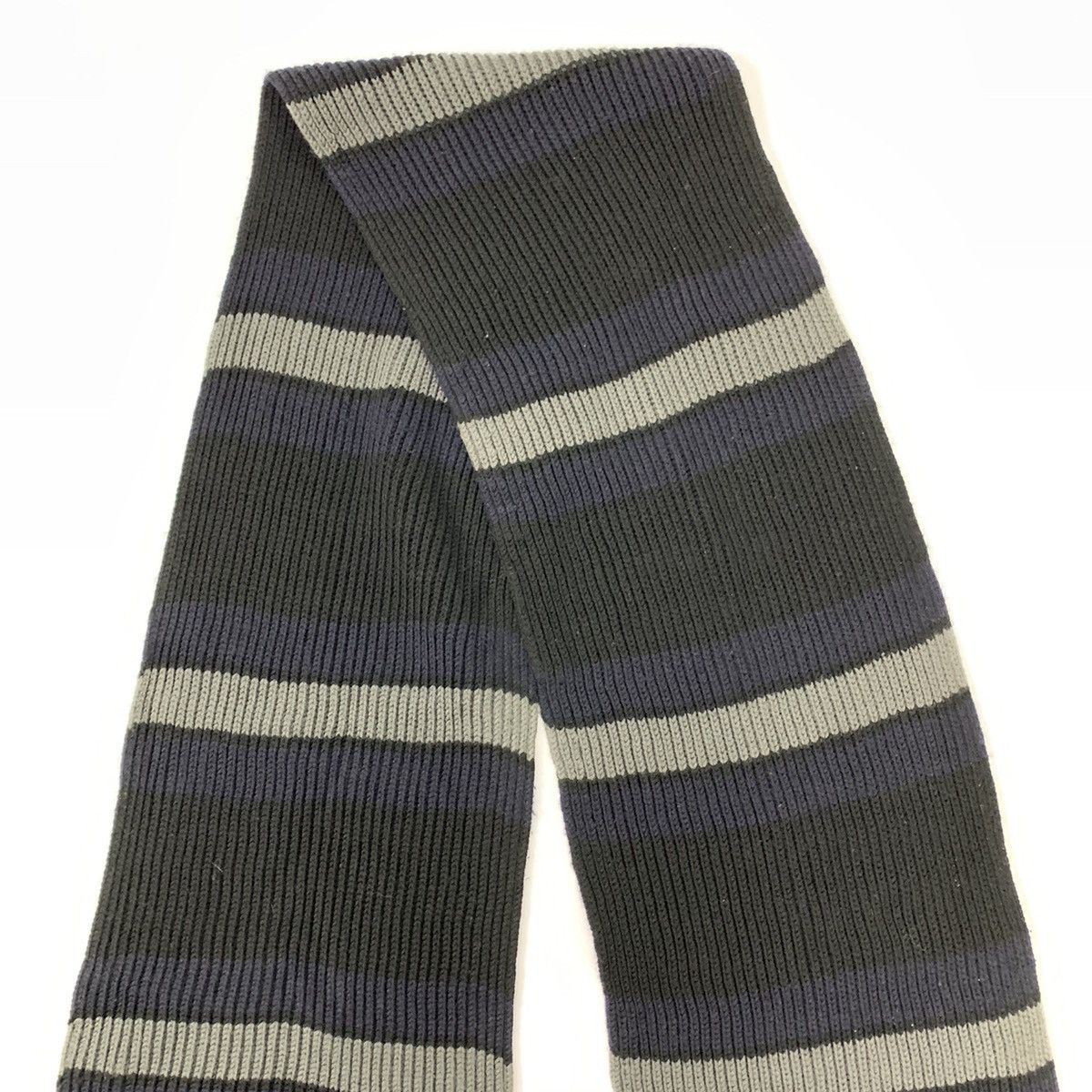 Coach COACH NEW YORK Pleated Modern Knitwear Stripe Muffler Scarf Size ONE SIZE - 7 Thumbnail