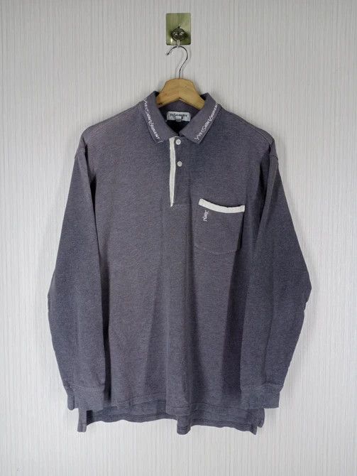 Yves Saint Laurent Vintage YSL Yves Saint Laurent Poul Homme Polo Size US L / EU 52-54 / 3 - 2 Thumbnail