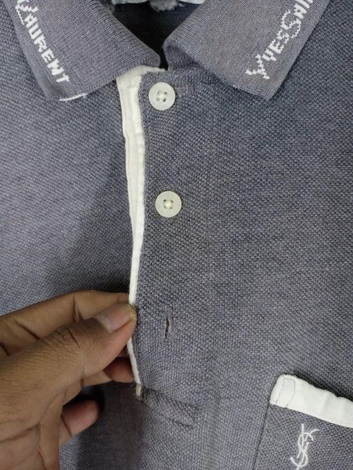Yves Saint Laurent Vintage YSL Yves Saint Laurent Poul Homme Polo Size US L / EU 52-54 / 3 - 8 Thumbnail