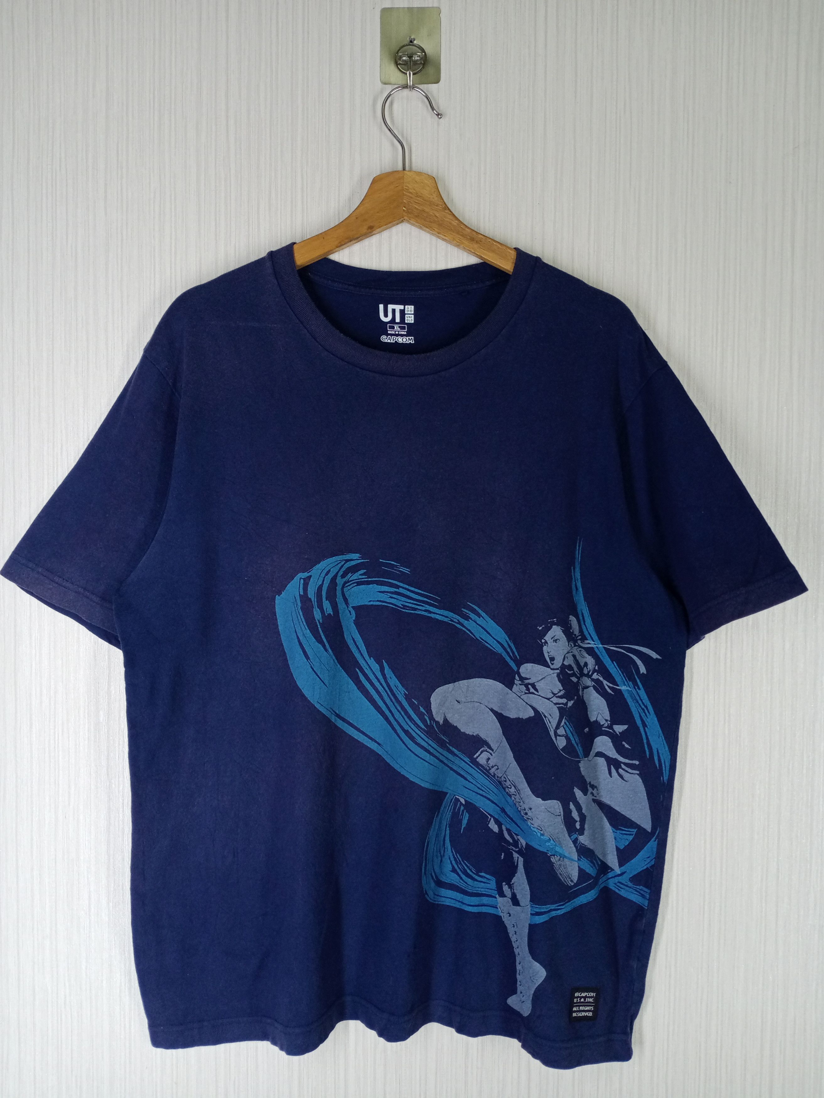 Rare Vintage Street Fighter Ryu Chun Li Capcom Tshirt