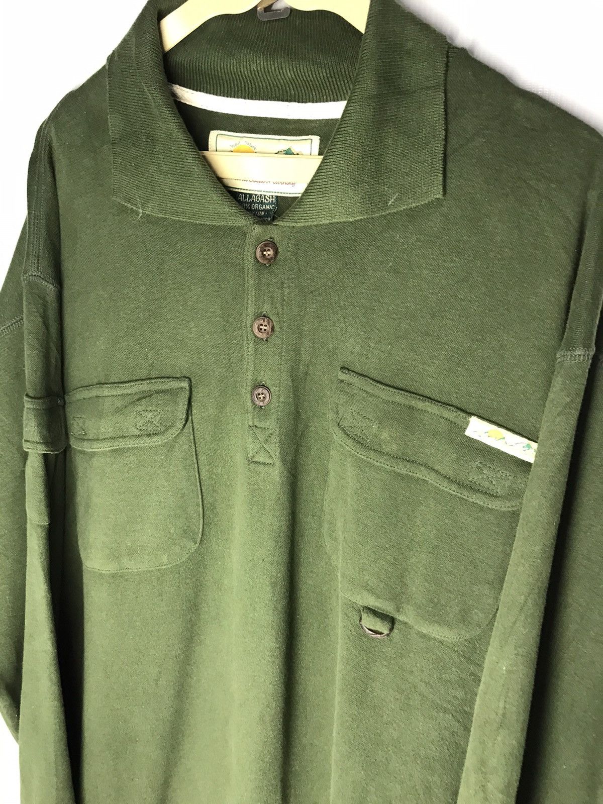 Vintage Polos sweatshirt double pocket by allagash outdoor clothing Size US M / EU 48-50 / 2 - 3 Thumbnail