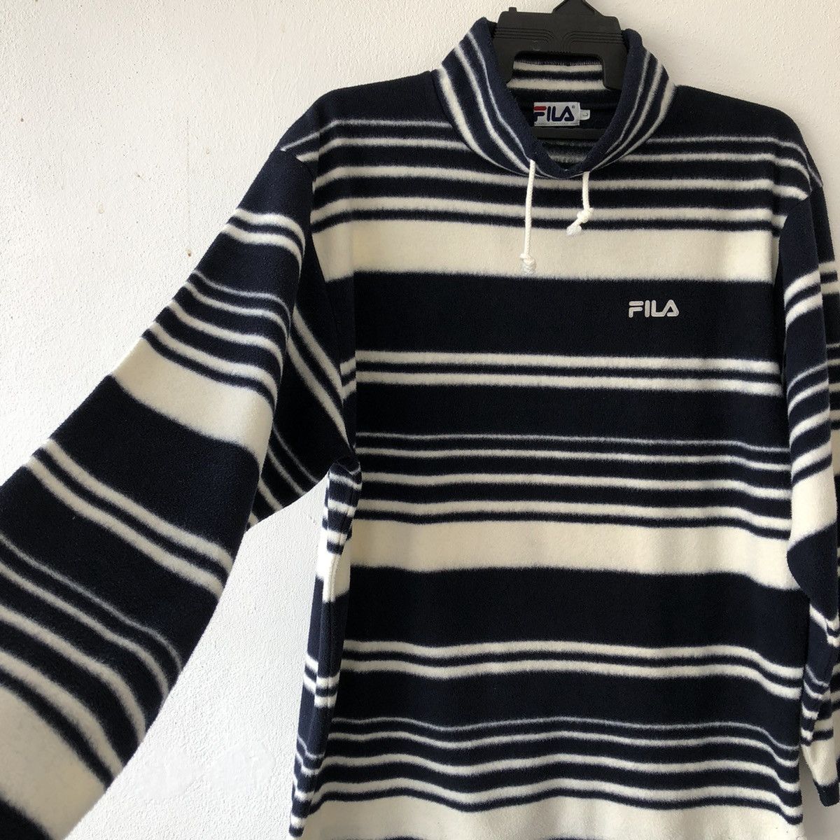 Fila Fila Long Sleeves Fleece Sweatshirt Turtleneck Size US L / EU 52-54 / 3 - 5 Thumbnail