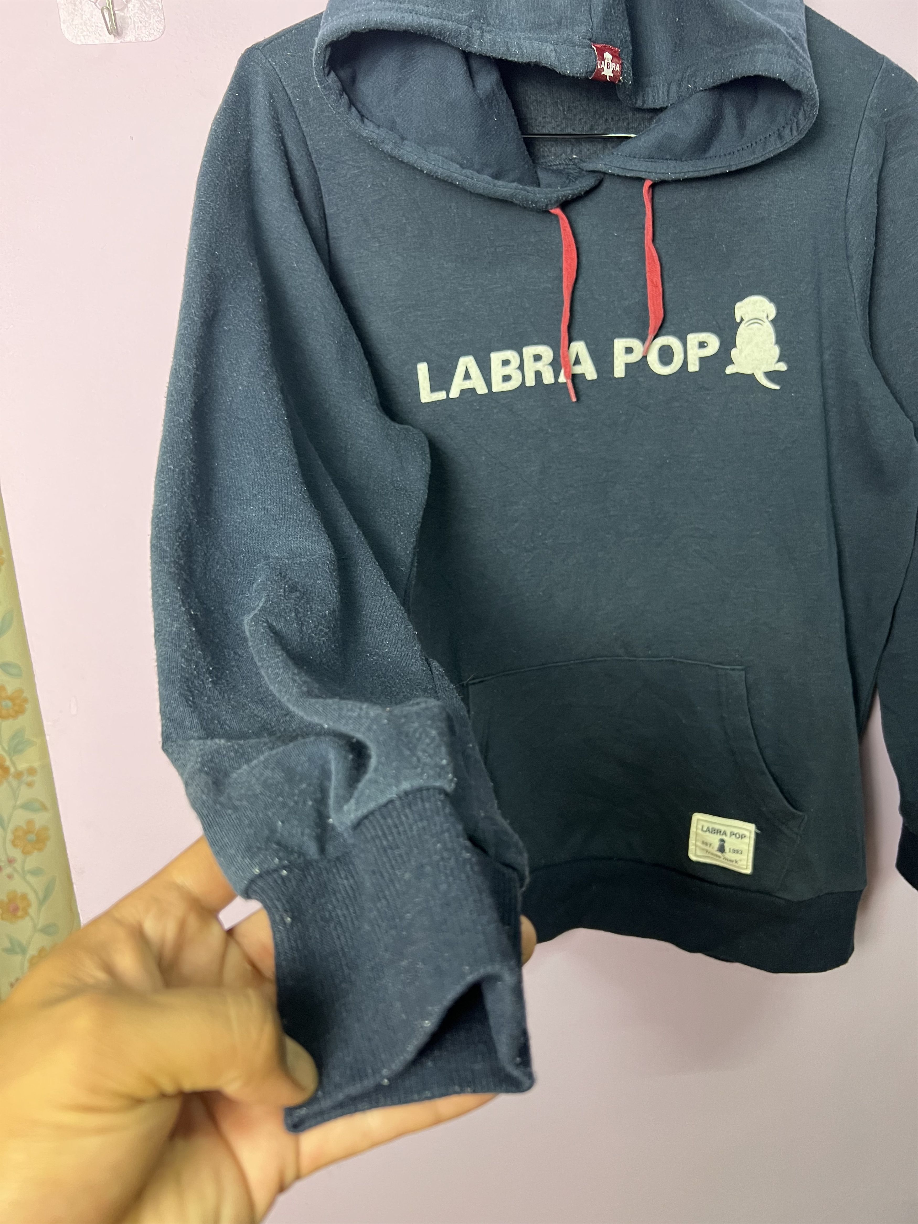 Japanese Brand 🔥Rare Labra Pop Drawstring Hoodies Size US M / EU 48-50 / 2 - 10 Thumbnail