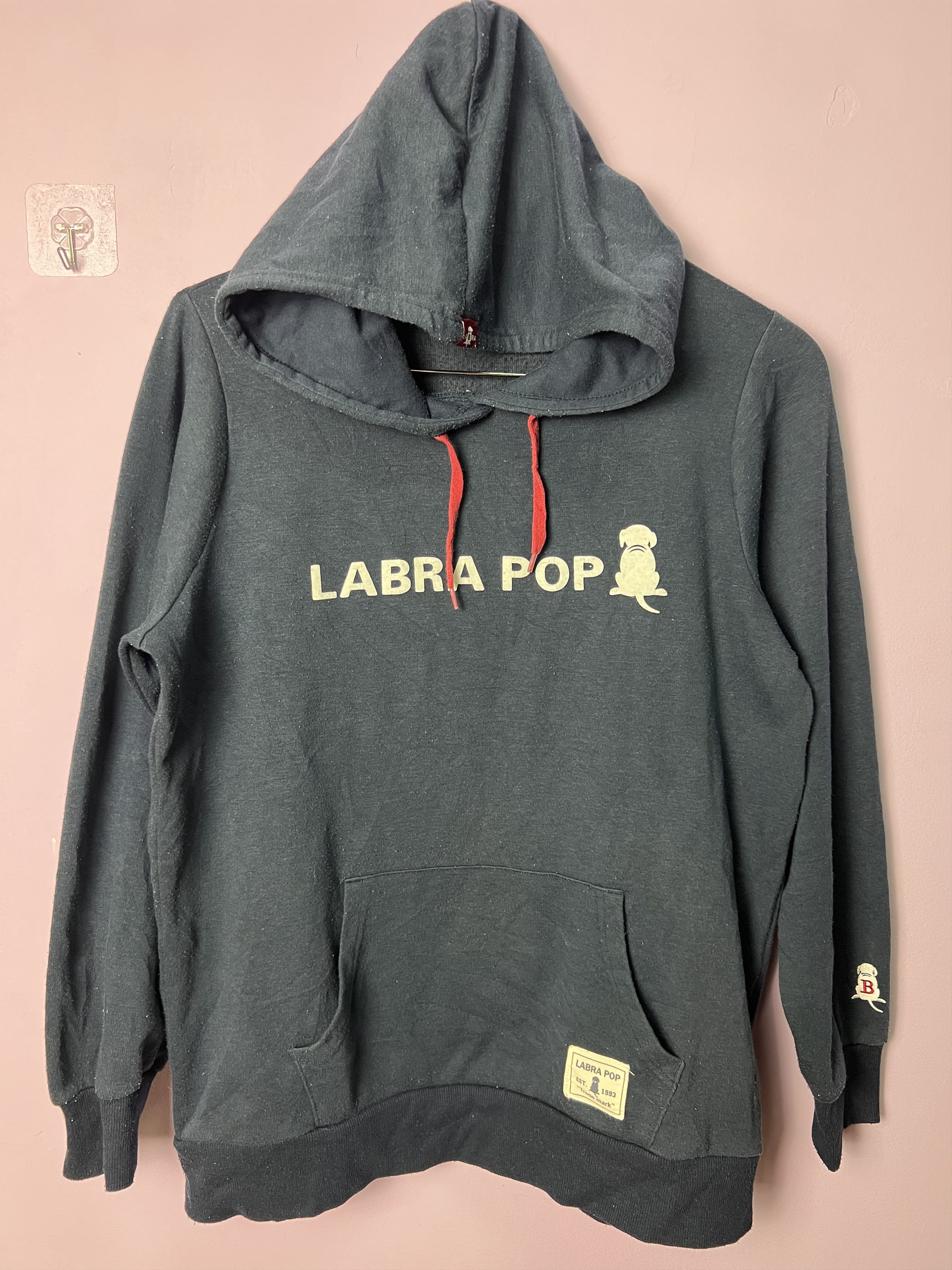 Japanese Brand 🔥Rare Labra Pop Drawstring Hoodies Size US M / EU 48-50 / 2 - 1 Thumbnail