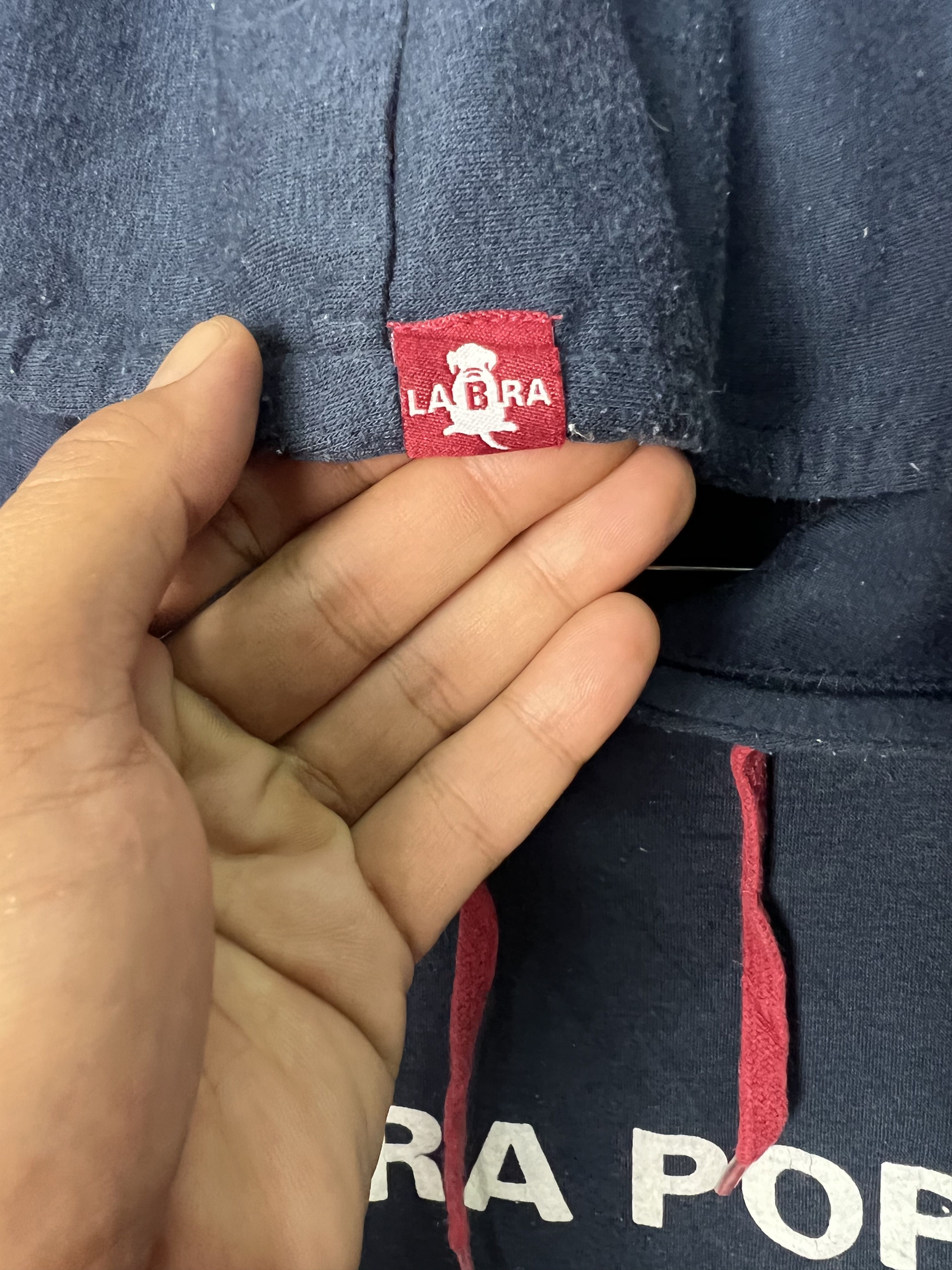 Japanese Brand 🔥Rare Labra Pop Drawstring Hoodies Size US M / EU 48-50 / 2 - 5 Thumbnail