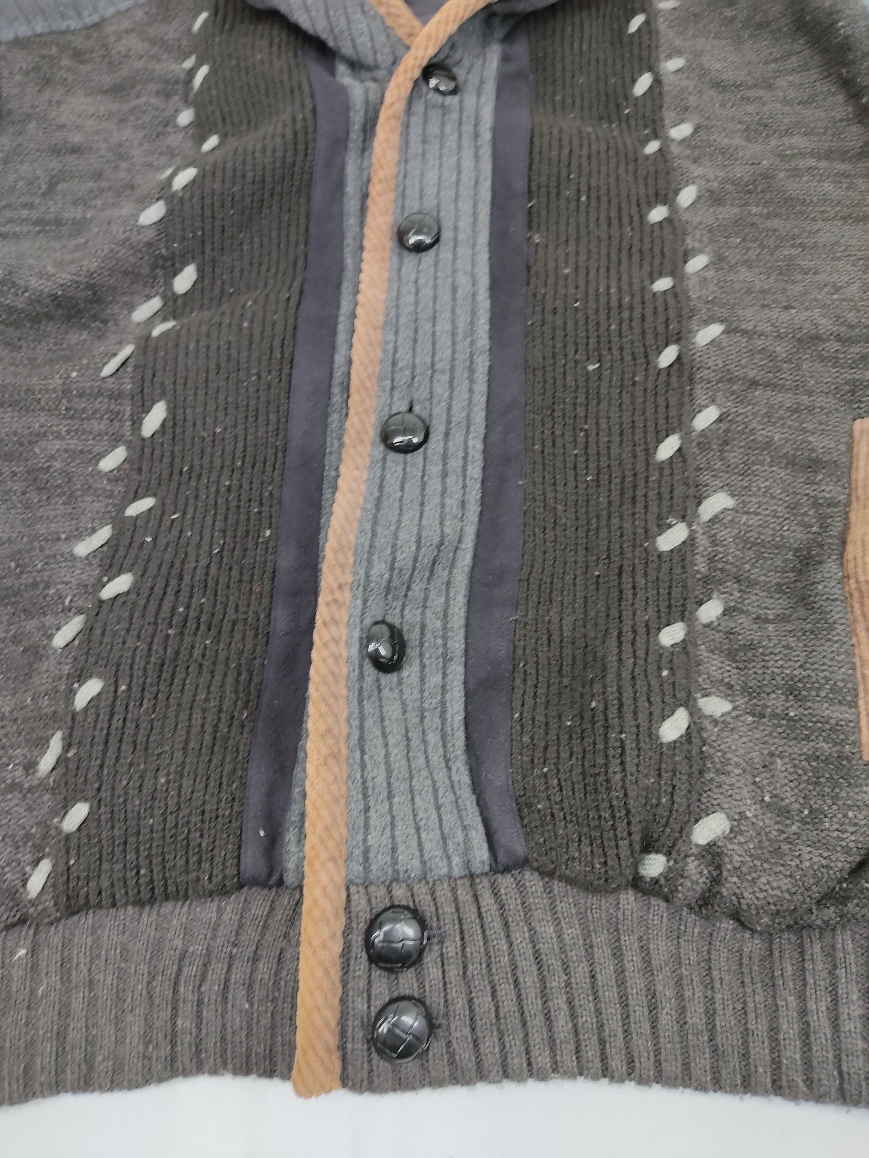 Valentino Rudolph Valentino Sweatshirt Patchwork Classic Design Size US M / EU 48-50 / 2 - 2 Thumbnail