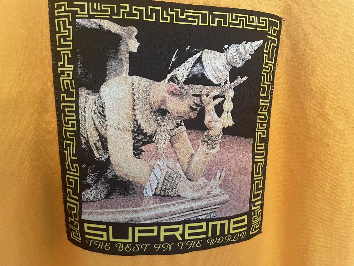 Supreme Supreme Best In The World L/S Tee Orange | Grailed