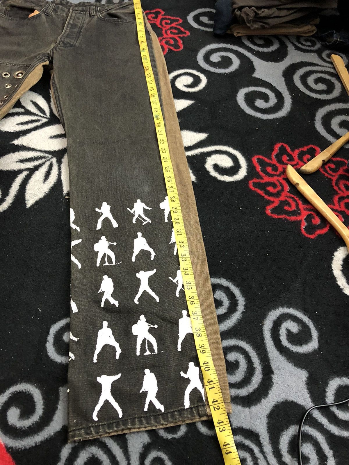 Japanese Brand PPFM Rock and Roll Design Denim Size US 29 - 17 Thumbnail