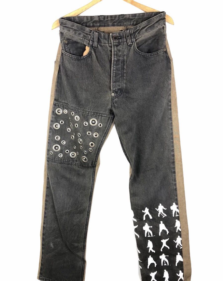 Japanese Brand PPFM Rock and Roll Design Denim Size US 29 - 1 Thumbnail