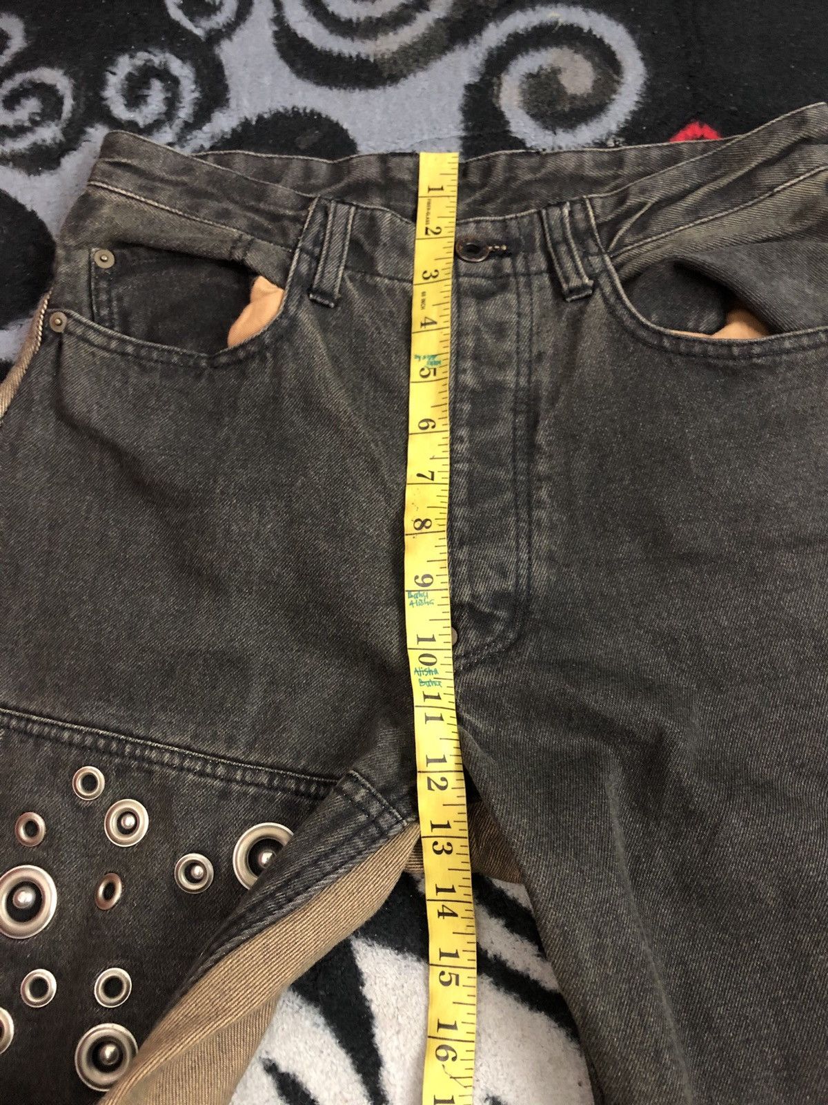 Japanese Brand PPFM Rock and Roll Design Denim Size US 29 - 12 Thumbnail
