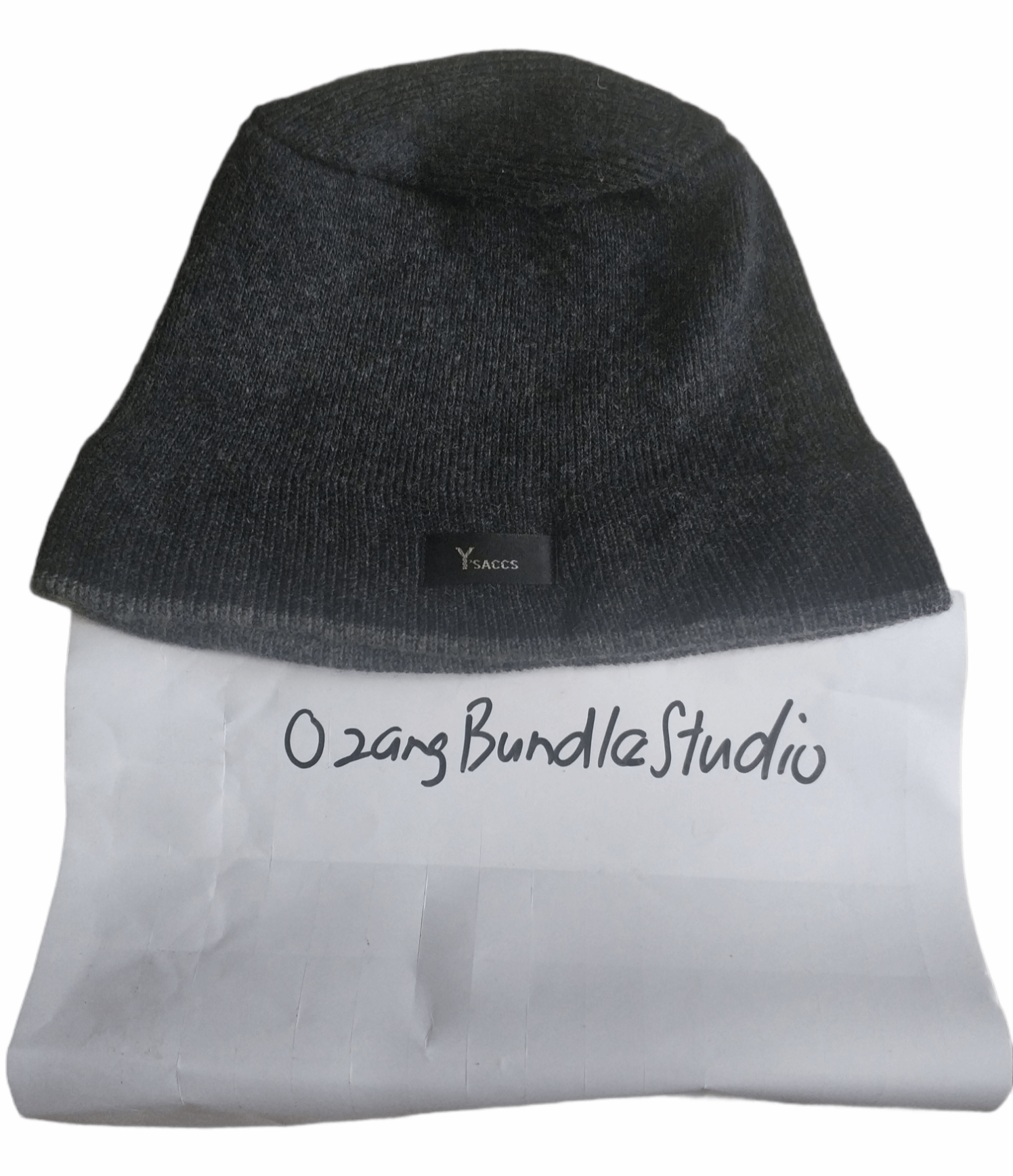 Yohji Yamamoto 🔥Y'saccs Yohji Yamamoto Mohair Logo Beanie Size ONE SIZE - 1 Thumbnail