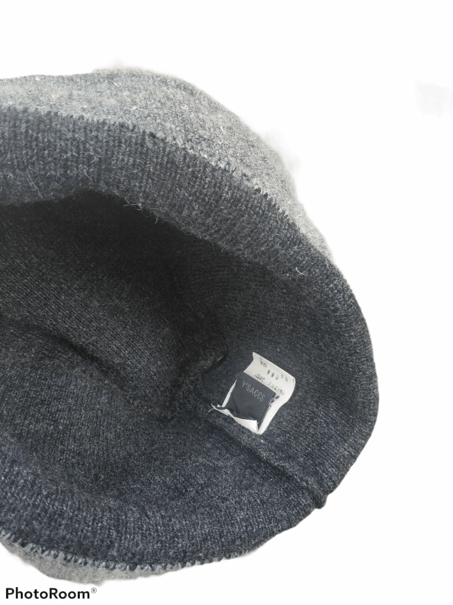 Yohji Yamamoto 🔥Y'saccs Yohji Yamamoto Mohair Logo Beanie Size ONE SIZE - 5 Thumbnail