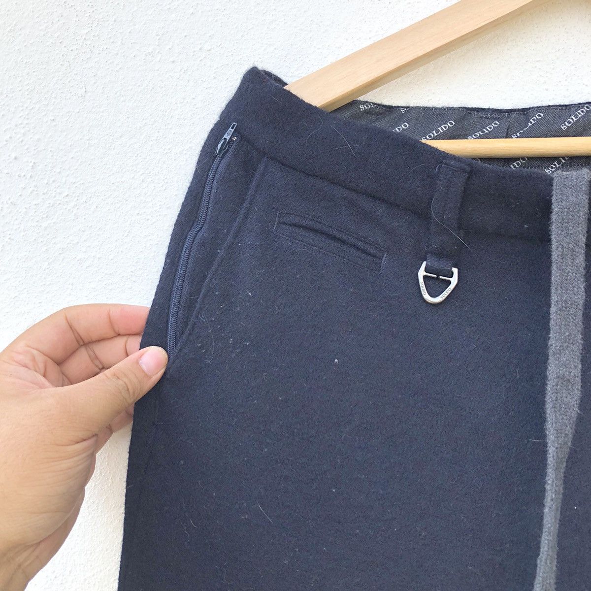 Japanese Brand SOLIDO PANTS MADE IN JAPAN WOOL Size US 32 / EU 48 - 10 Thumbnail