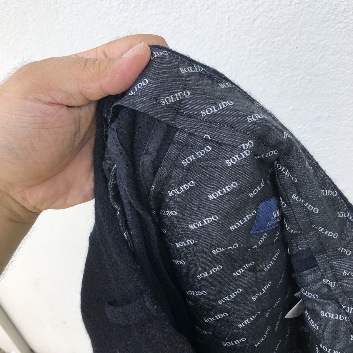 Japanese Brand SOLIDO PANTS MADE IN JAPAN WOOL Size US 32 / EU 48 - 7 Thumbnail