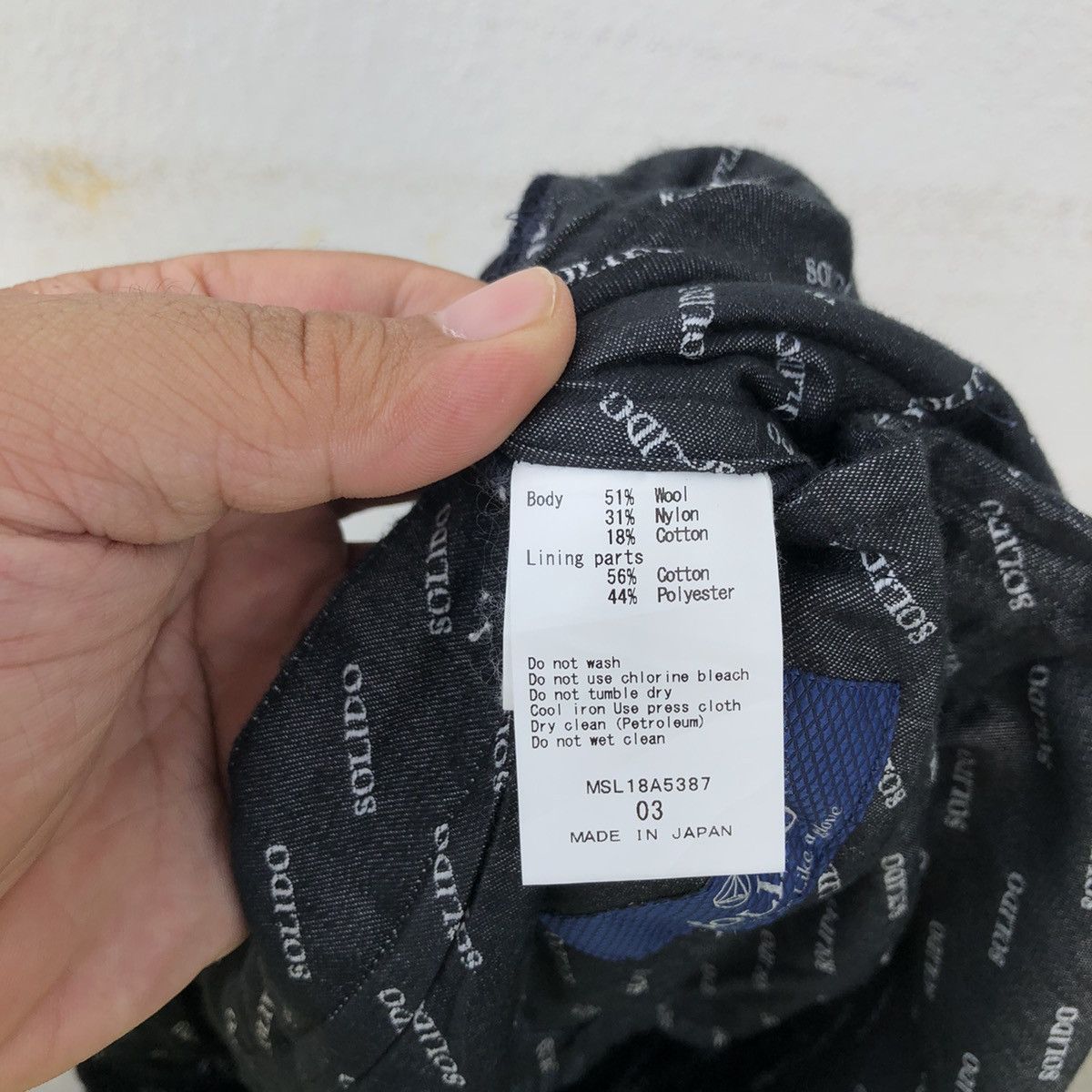 Japanese Brand SOLIDO PANTS MADE IN JAPAN WOOL Size US 32 / EU 48 - 9 Thumbnail