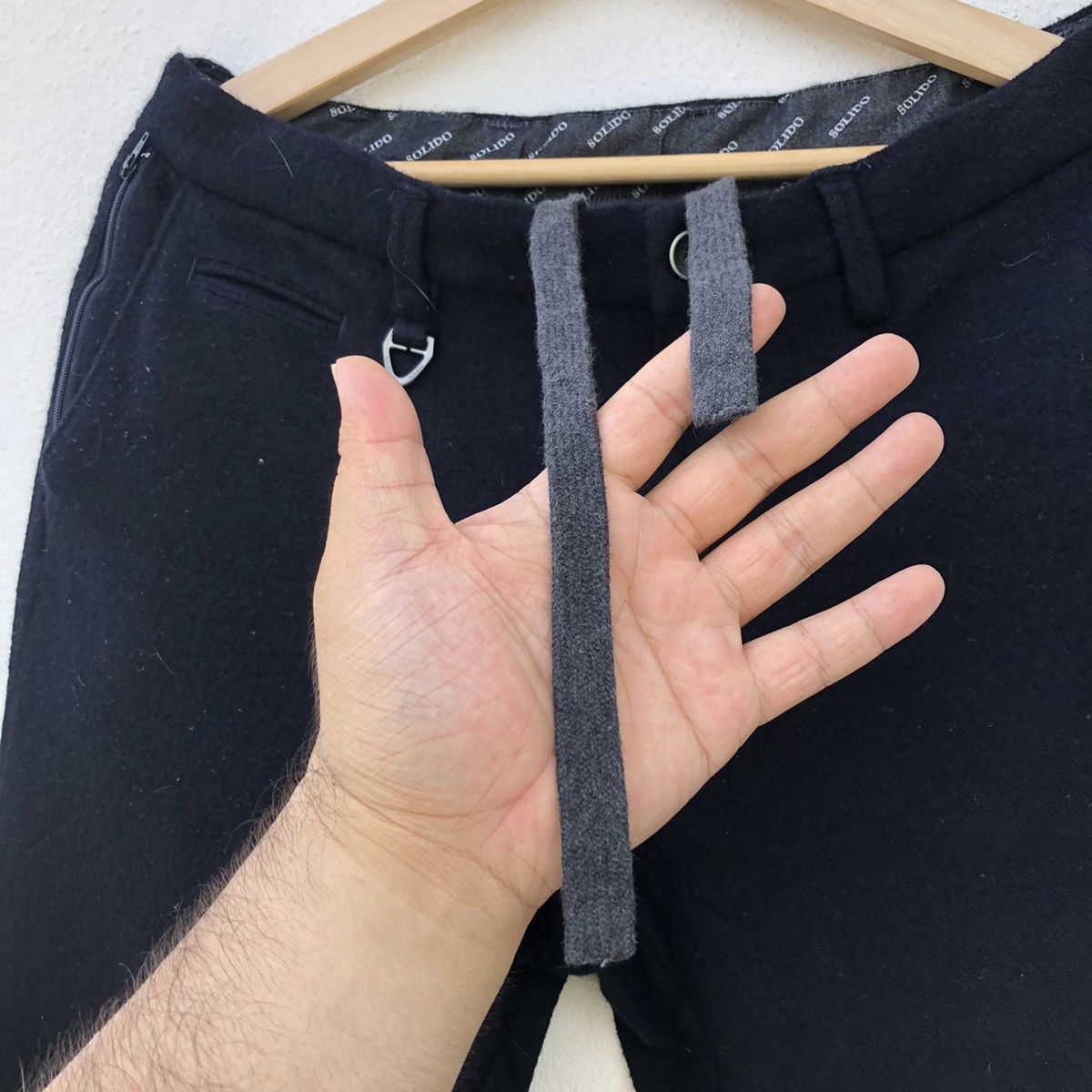 Japanese Brand SOLIDO PANTS MADE IN JAPAN WOOL Size US 32 / EU 48 - 4 Thumbnail