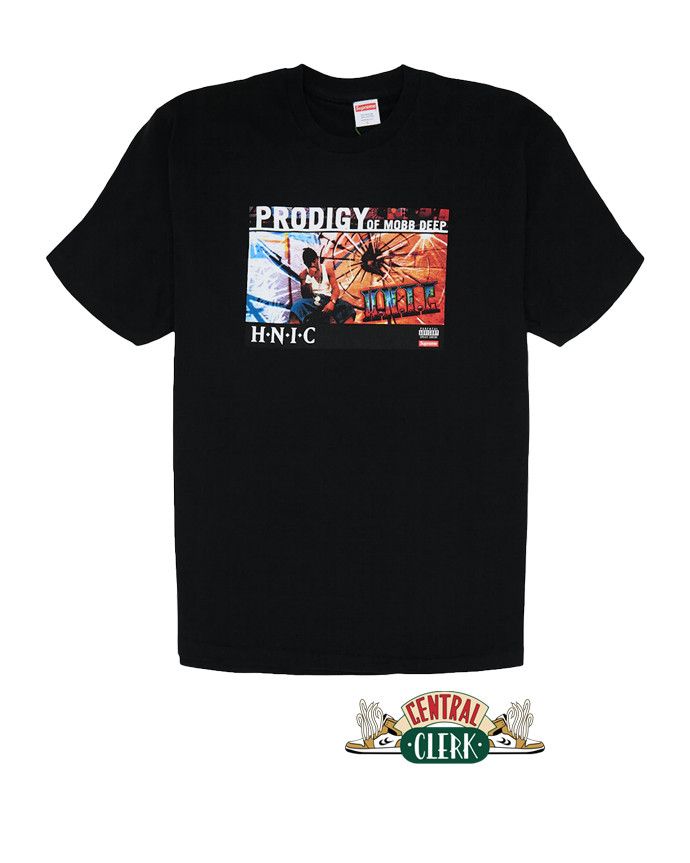 image of Supreme Hnic (Prodigy) Tee in Black, Men's (Size Large)