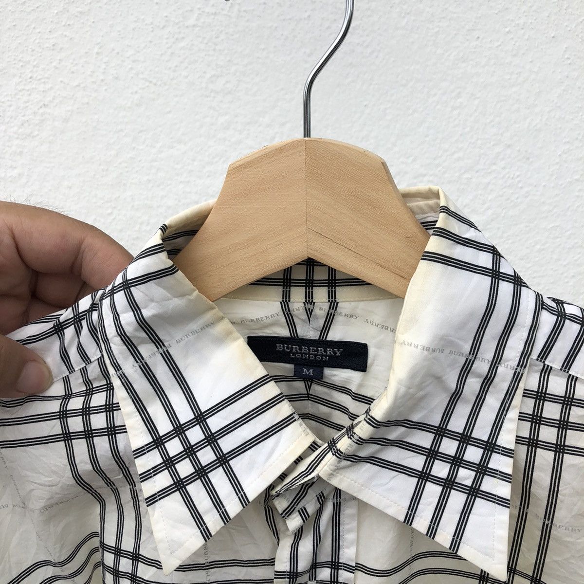 Burberry VINTAGE BURBERRY LONDON SHIRT BUTTON UPS Size US M / EU 48-50 / 2 - 7 Thumbnail
